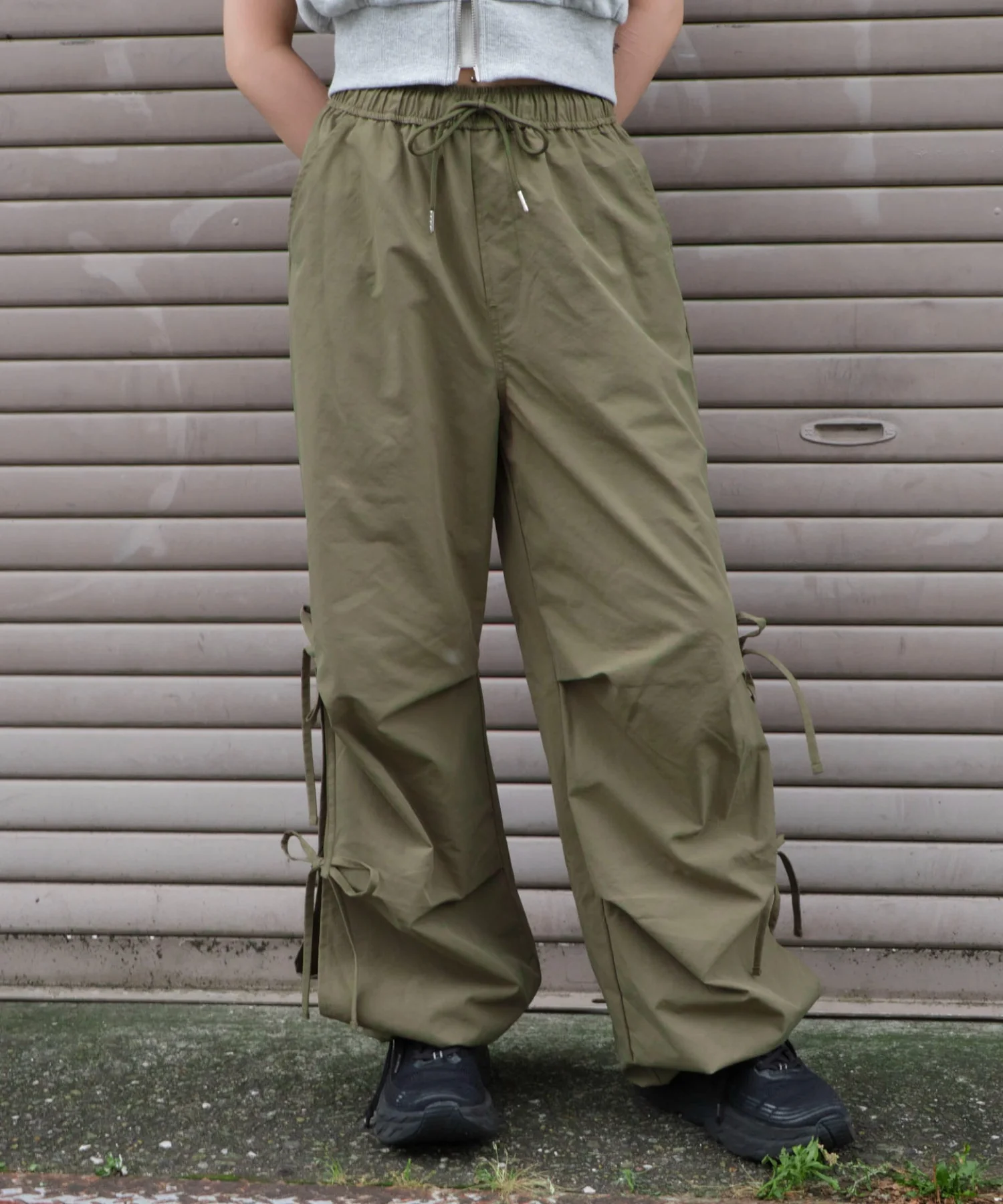 サイドリボンパラシュートパンツ - Image 4