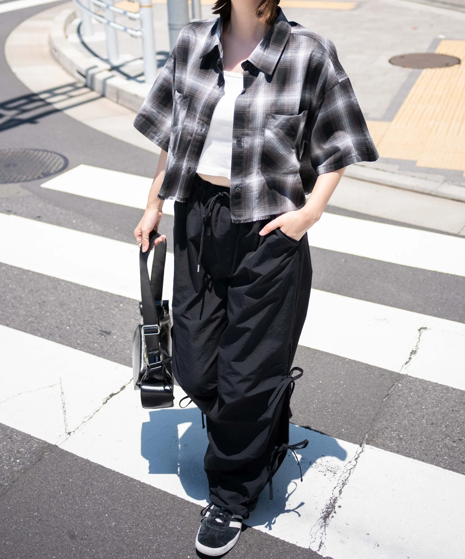 サイドリボンパラシュートパンツ - Image 7