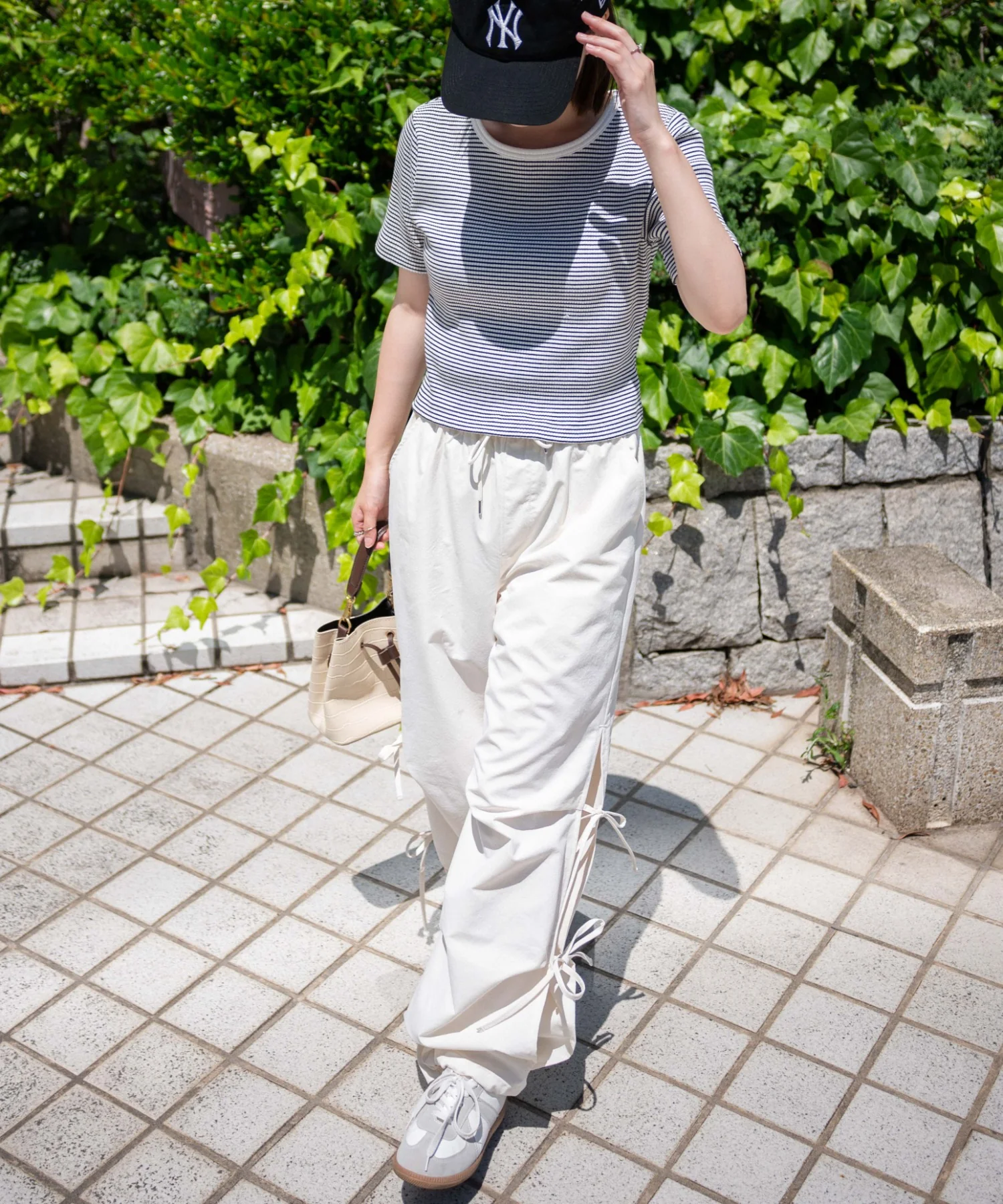 サイドリボンパラシュートパンツ - Image 9