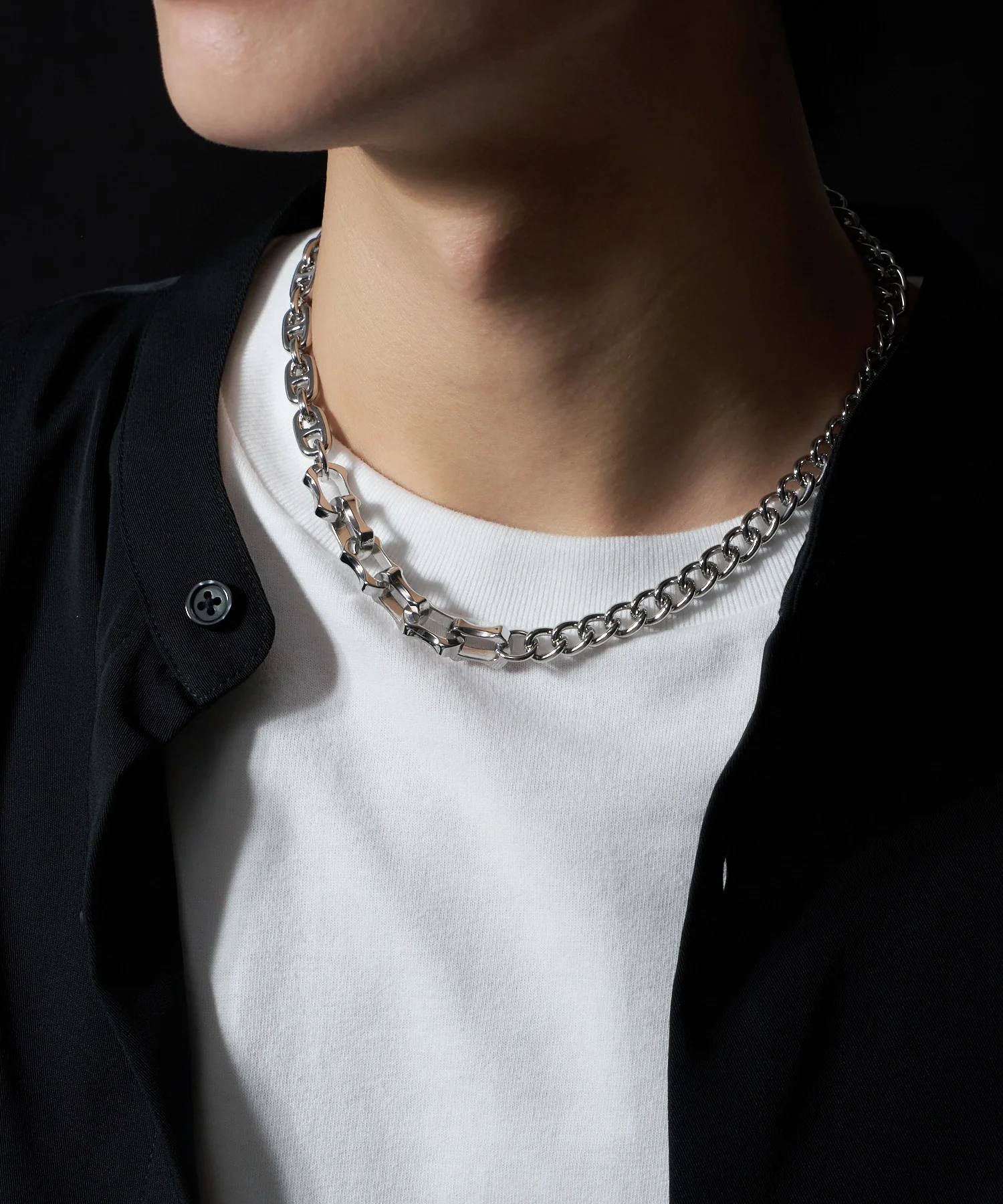 Mミックスチェーンネックレス - Image 19