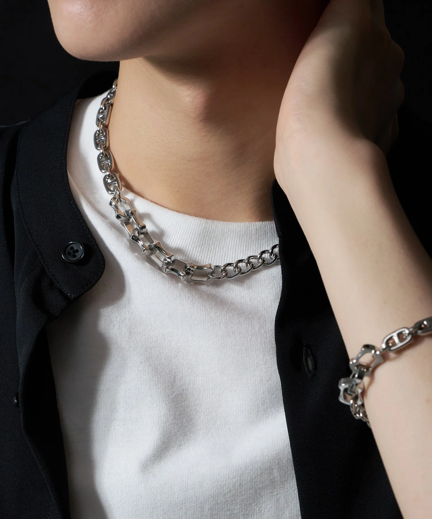 Mミックスチェーンネックレス - Image 20