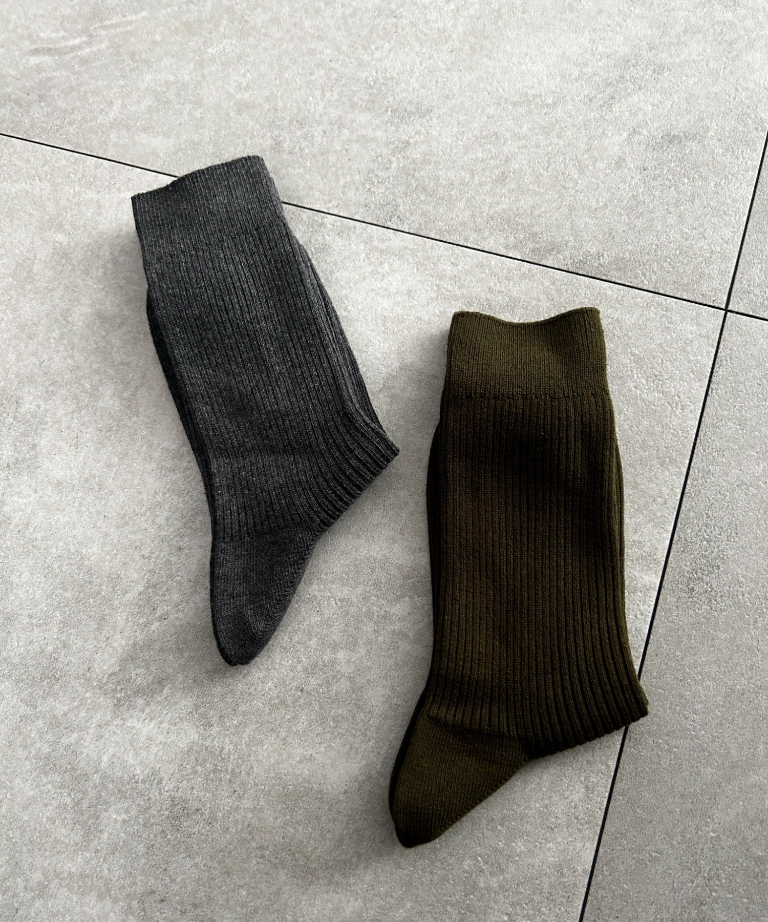 リブ無地ソックス(R)(25-27cm) - Image 15
