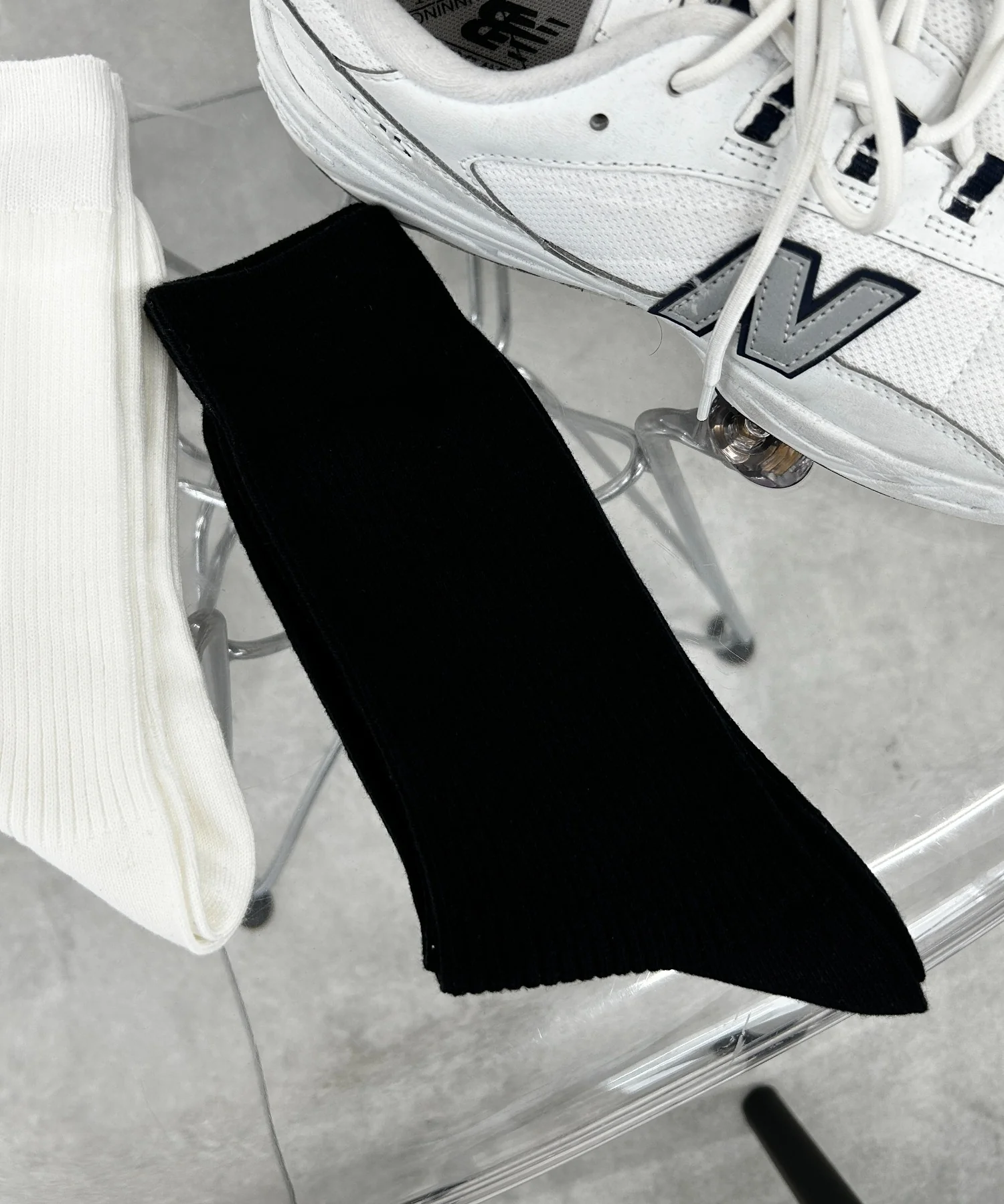 リブ無地ソックス(R)(25-27cm) - Image 2