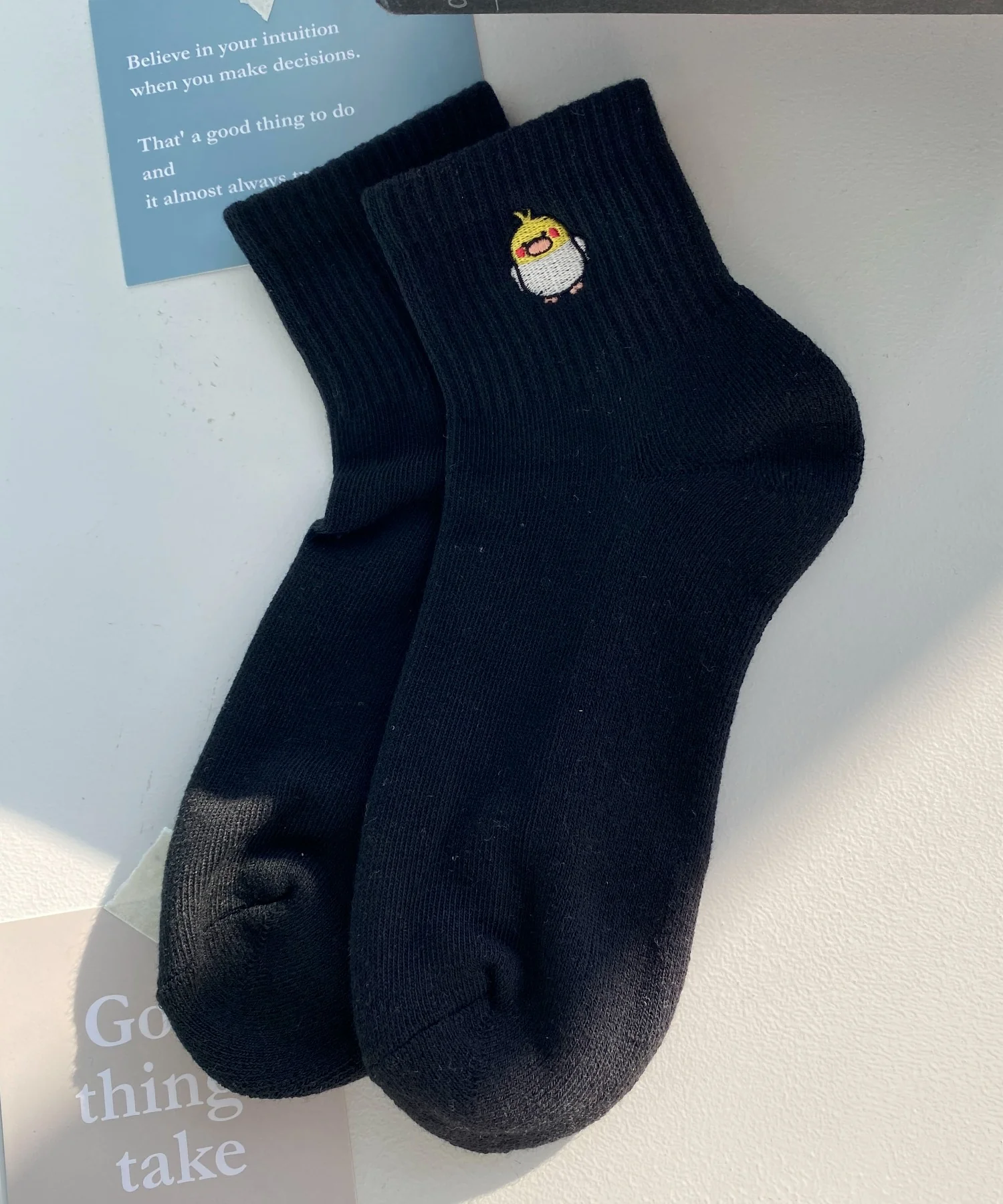 アニマル刺繍アンクル底パイルソックス(23-25cm) - Image 11