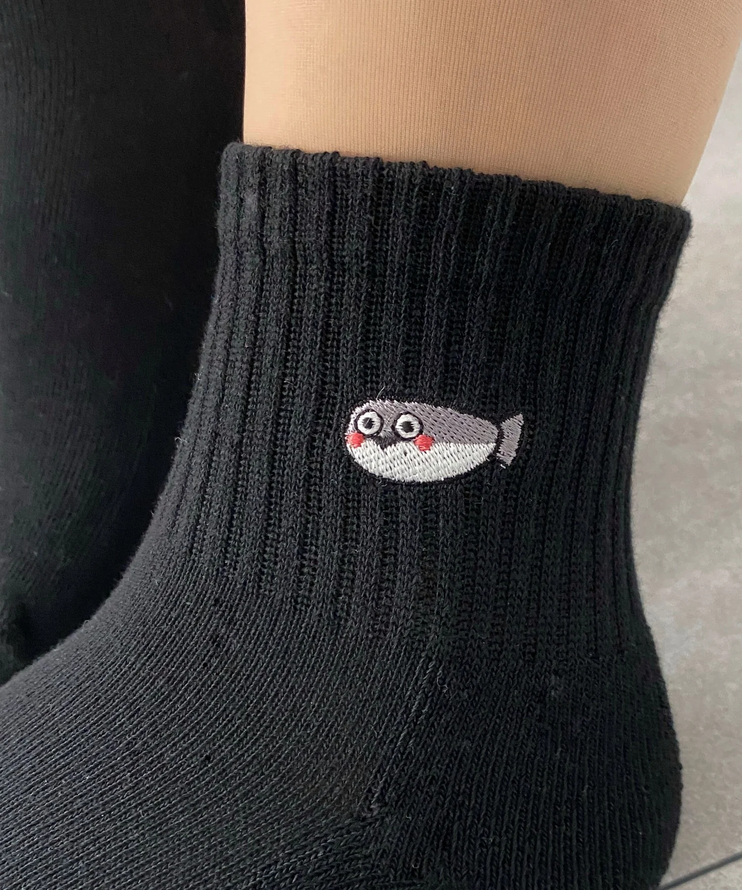 アニマル刺繍アンクル底パイルソックス(23-25cm) - Image 17