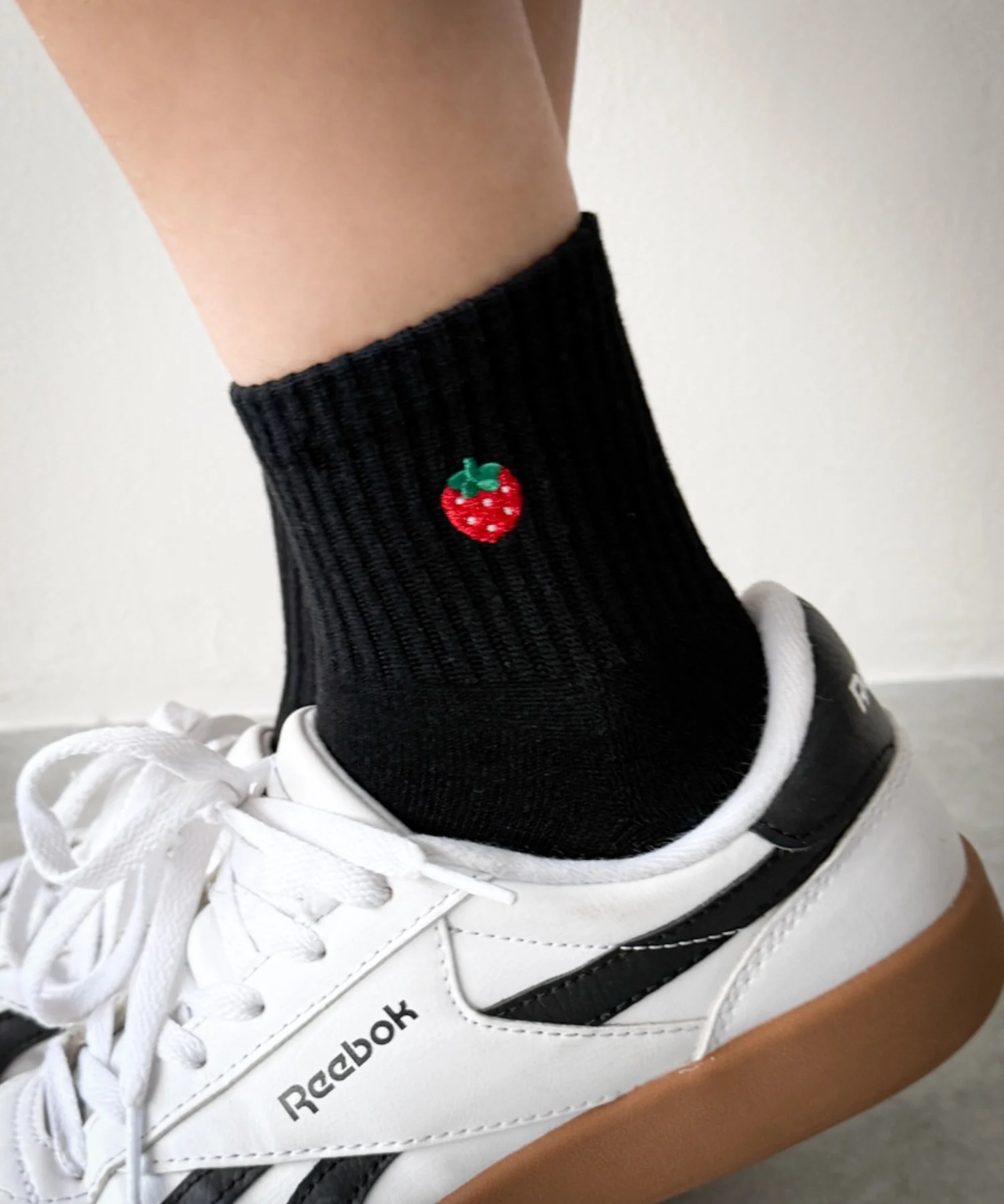 モチーフ刺繍アンクル底パイルソックス(23-25cm) - Image 22