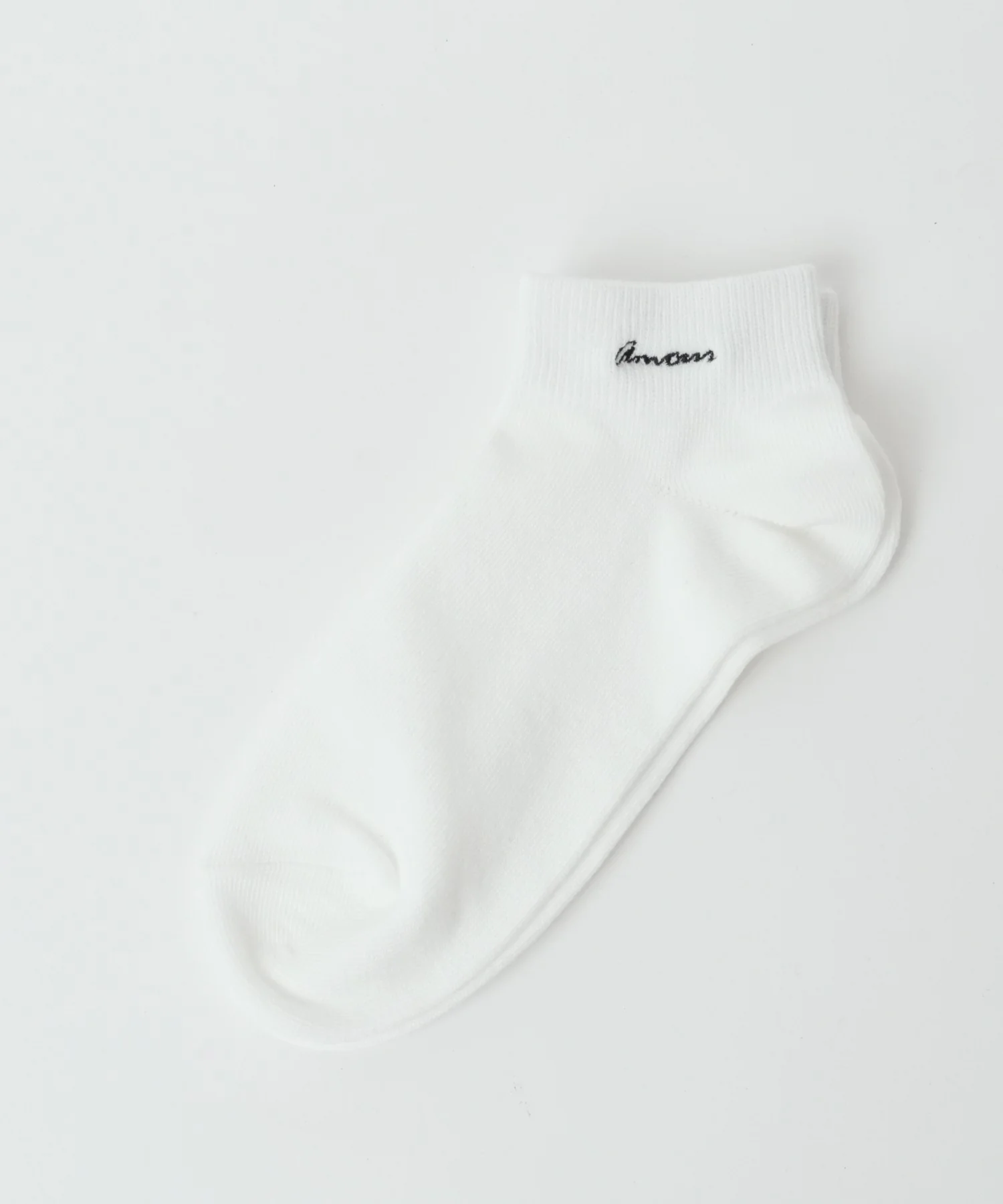 ニュアンスロゴ刺繍ショートソックス(23-25cm) - Image 3
