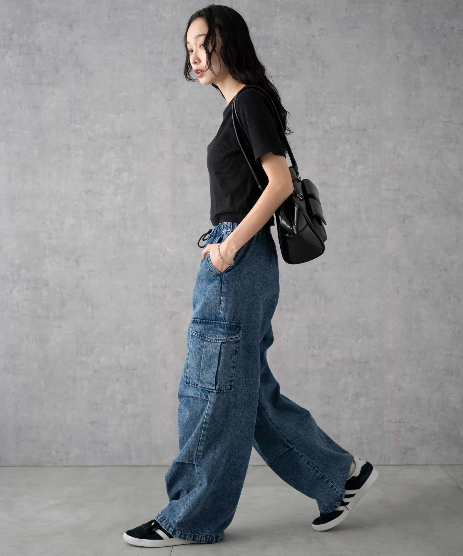 デニムパラシュートカーゴパンツ - Image 29