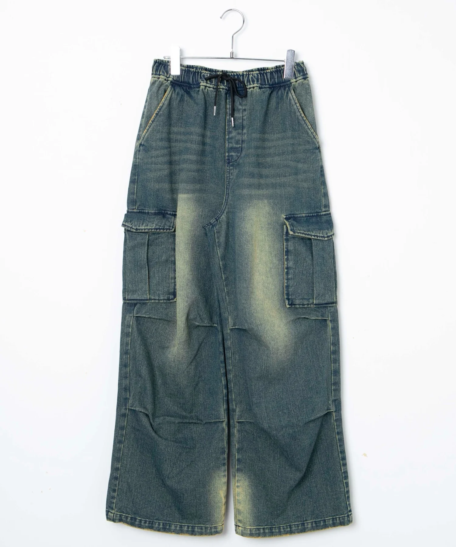 デニムパラシュートカーゴパンツ - Image 40