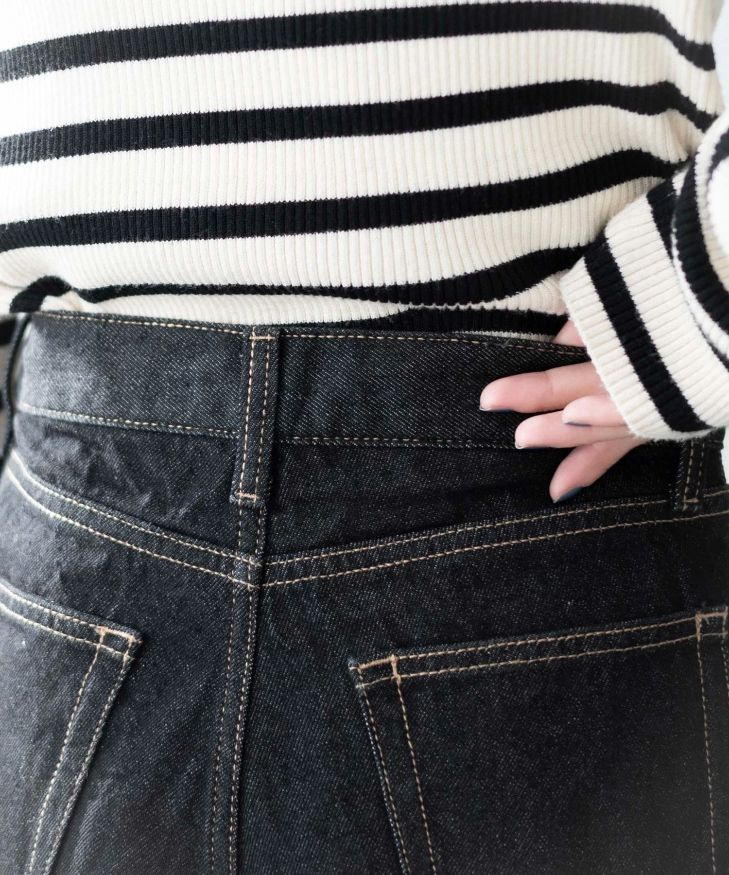 台形デニムショートパンツ - Image 46