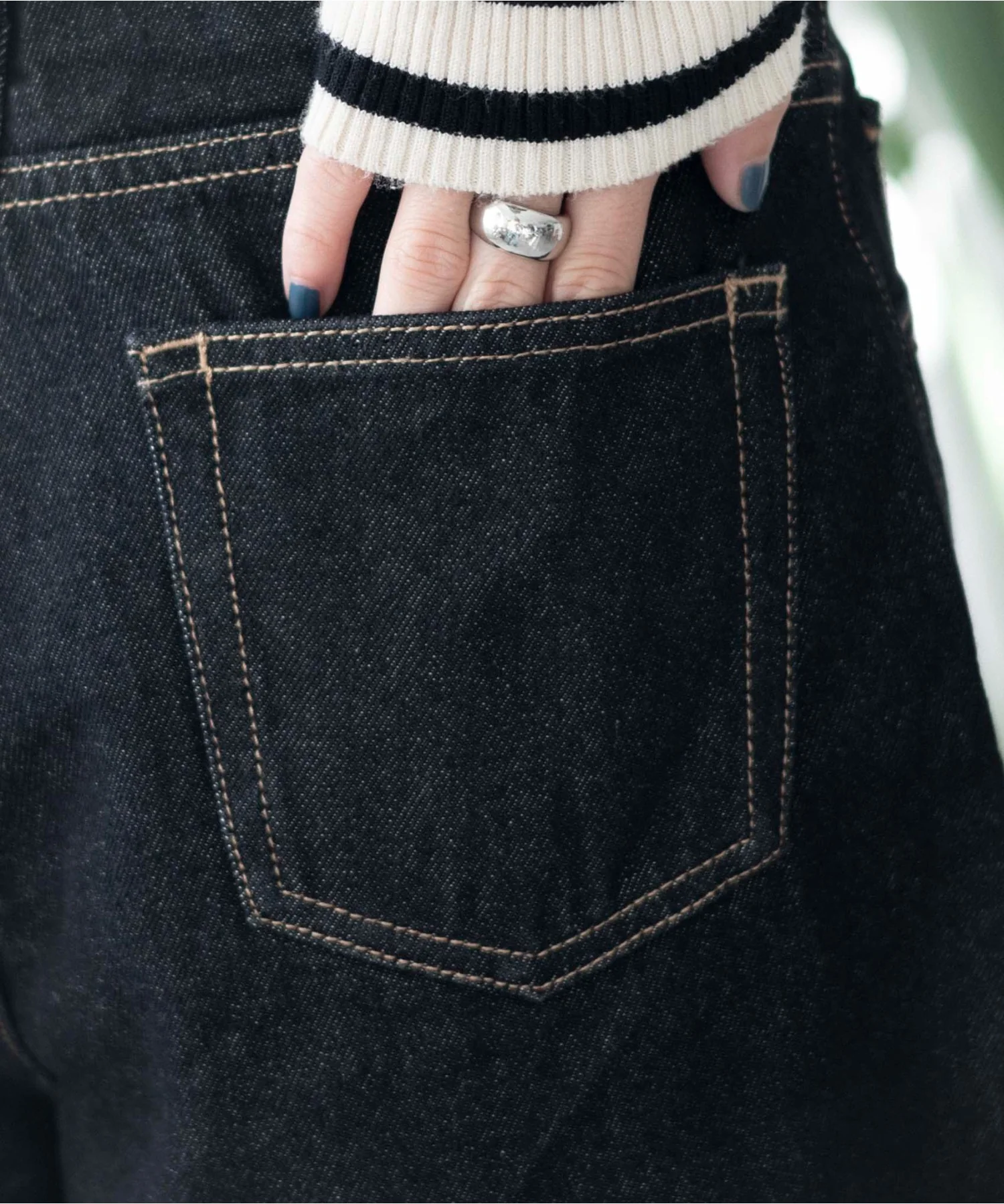台形デニムショートパンツ - Image 47