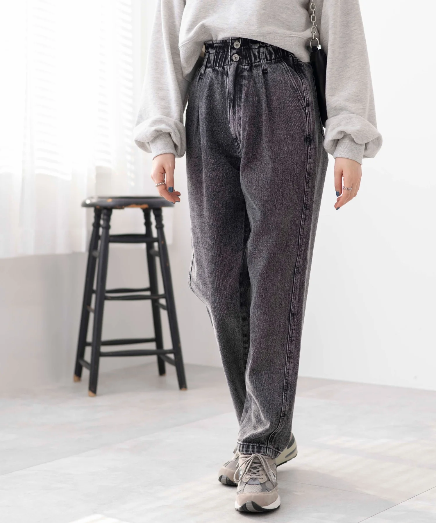 ウエストフリルマムデニムパンツ - Image 11
