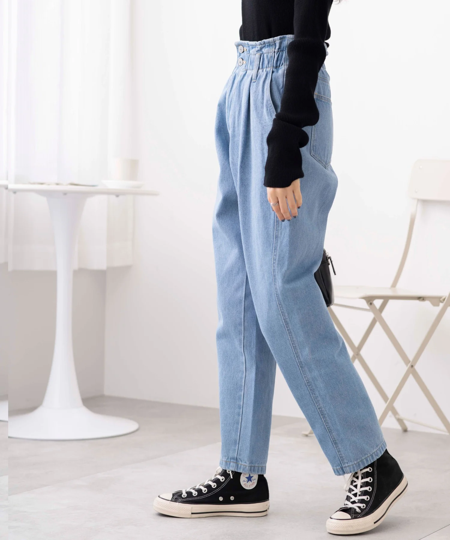 ウエストフリルマムデニムパンツ - Image 17