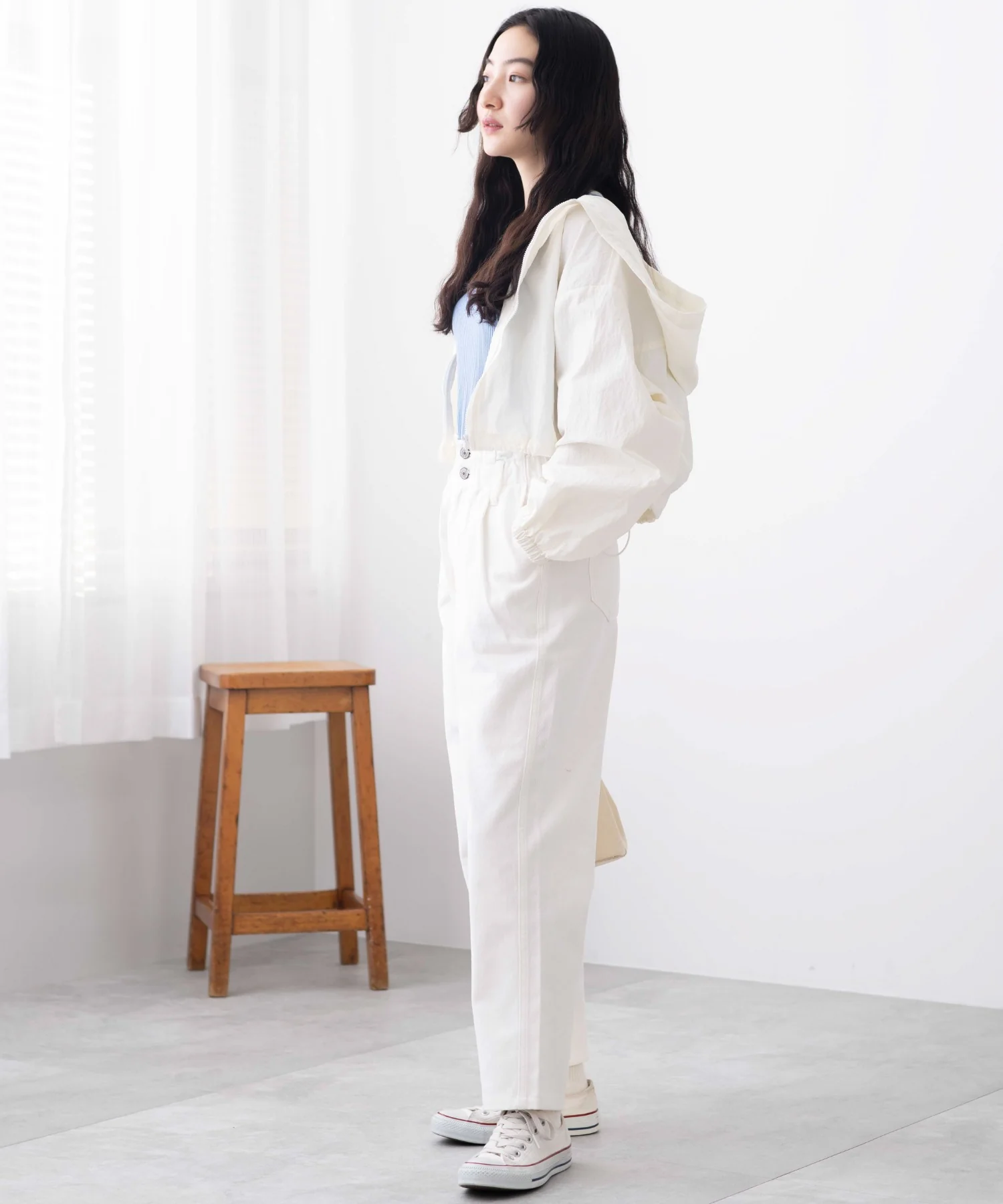 ウエストフリルマムデニムパンツ - Image 25