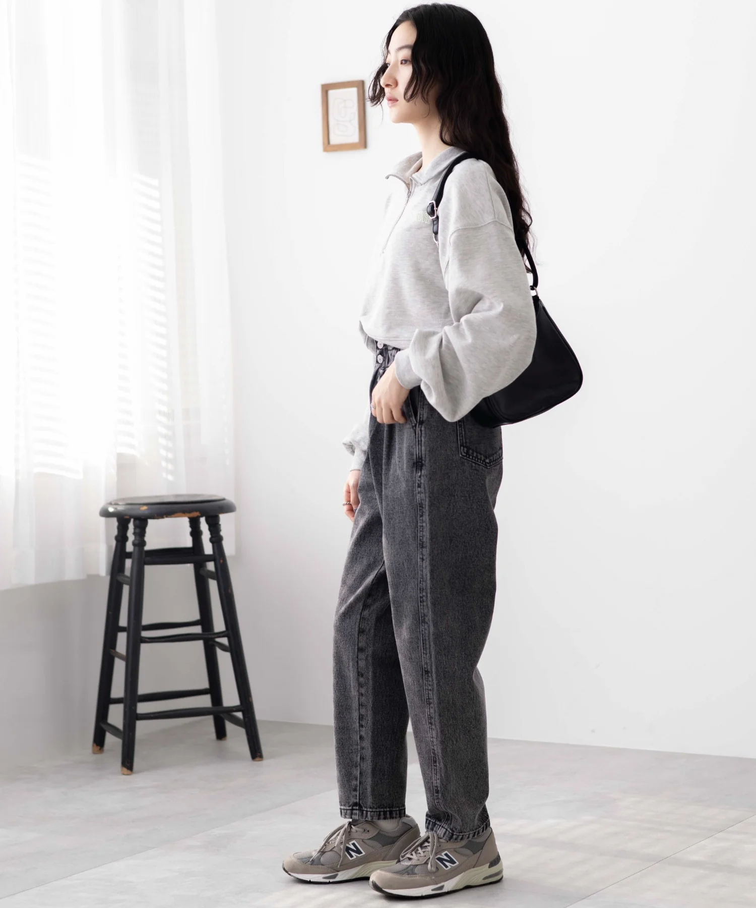 ウエストフリルマムデニムパンツ - Image 4