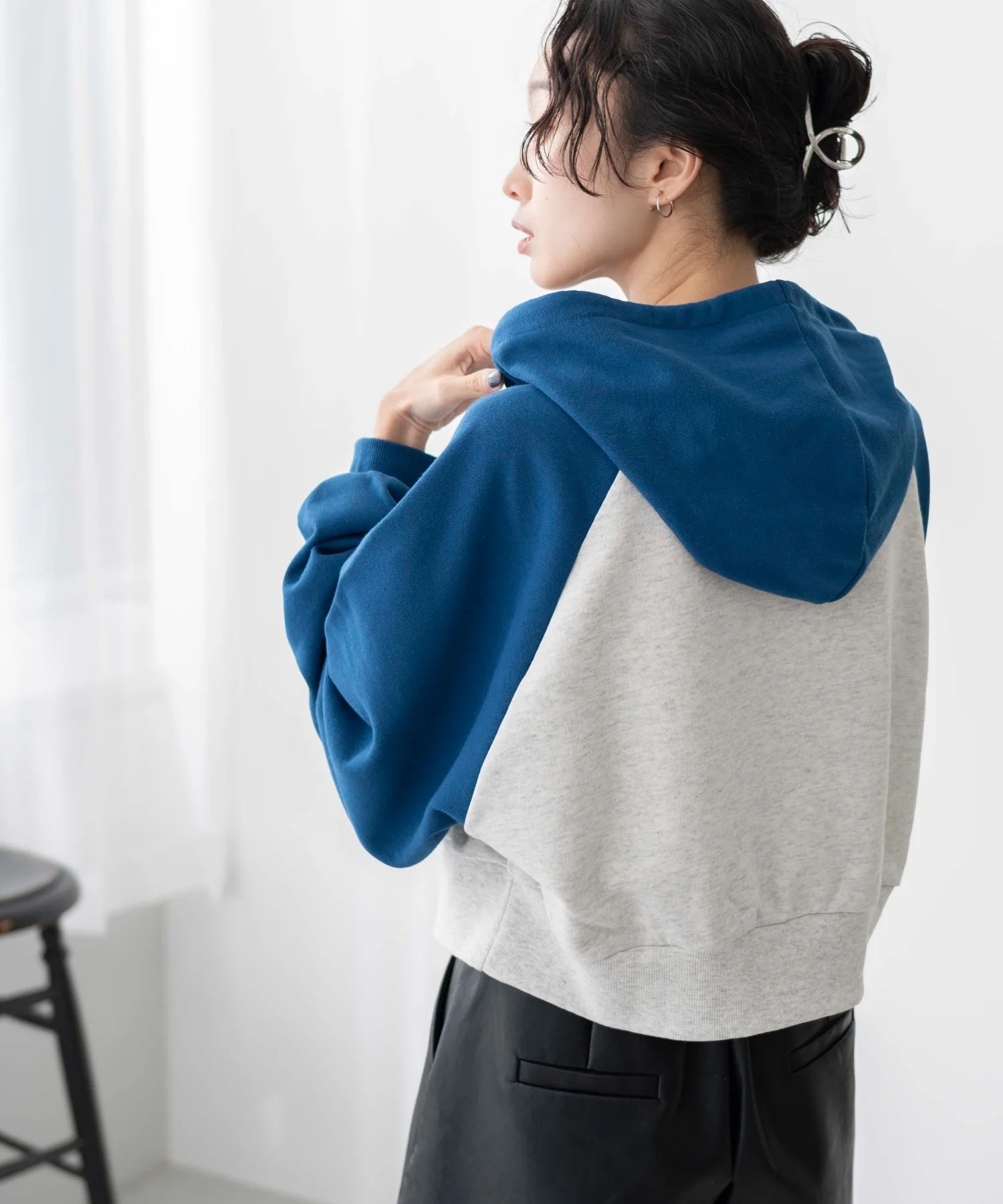 ラグランショートパーカー - Image 17