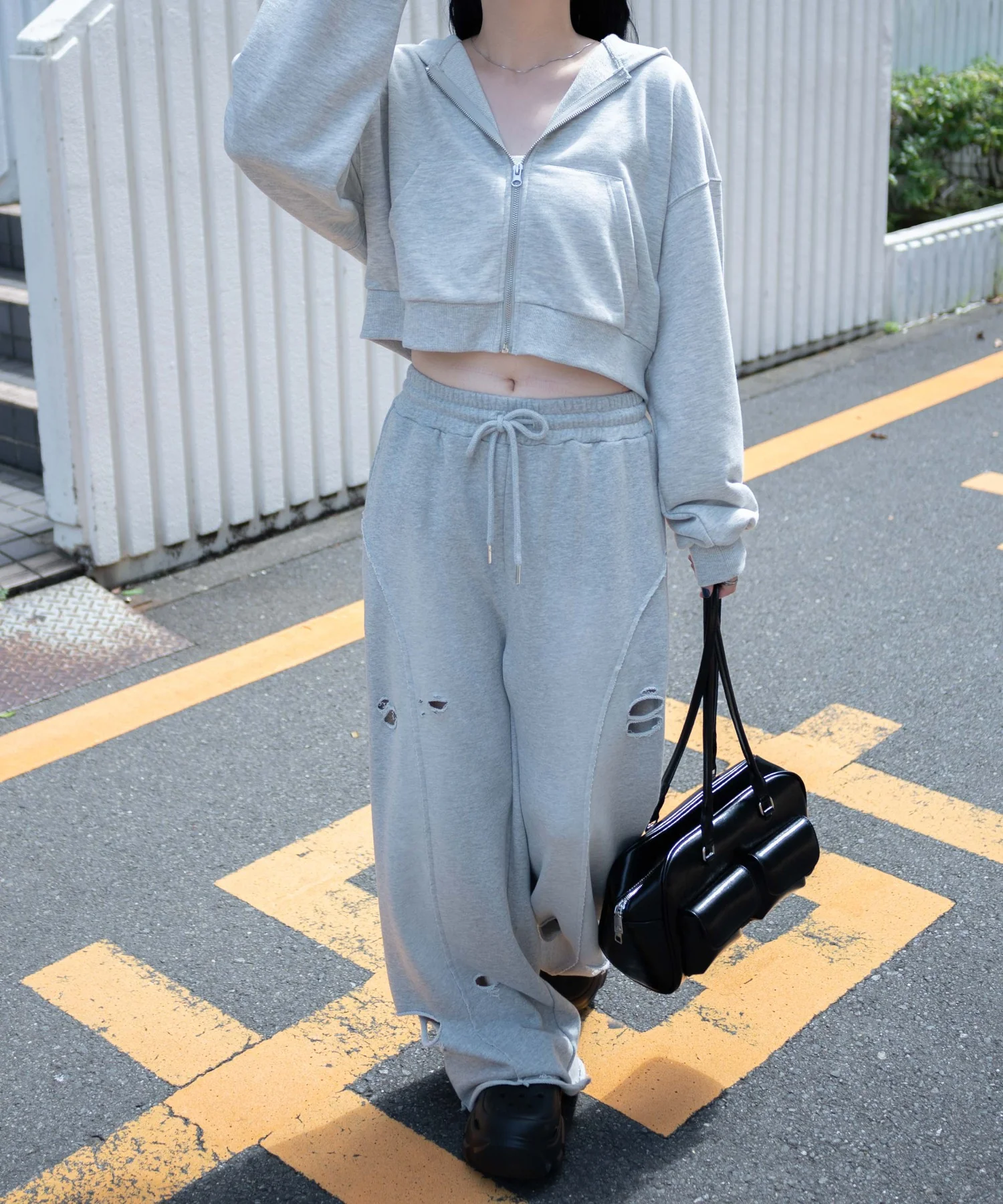 ショートジップパーカー - Image 6