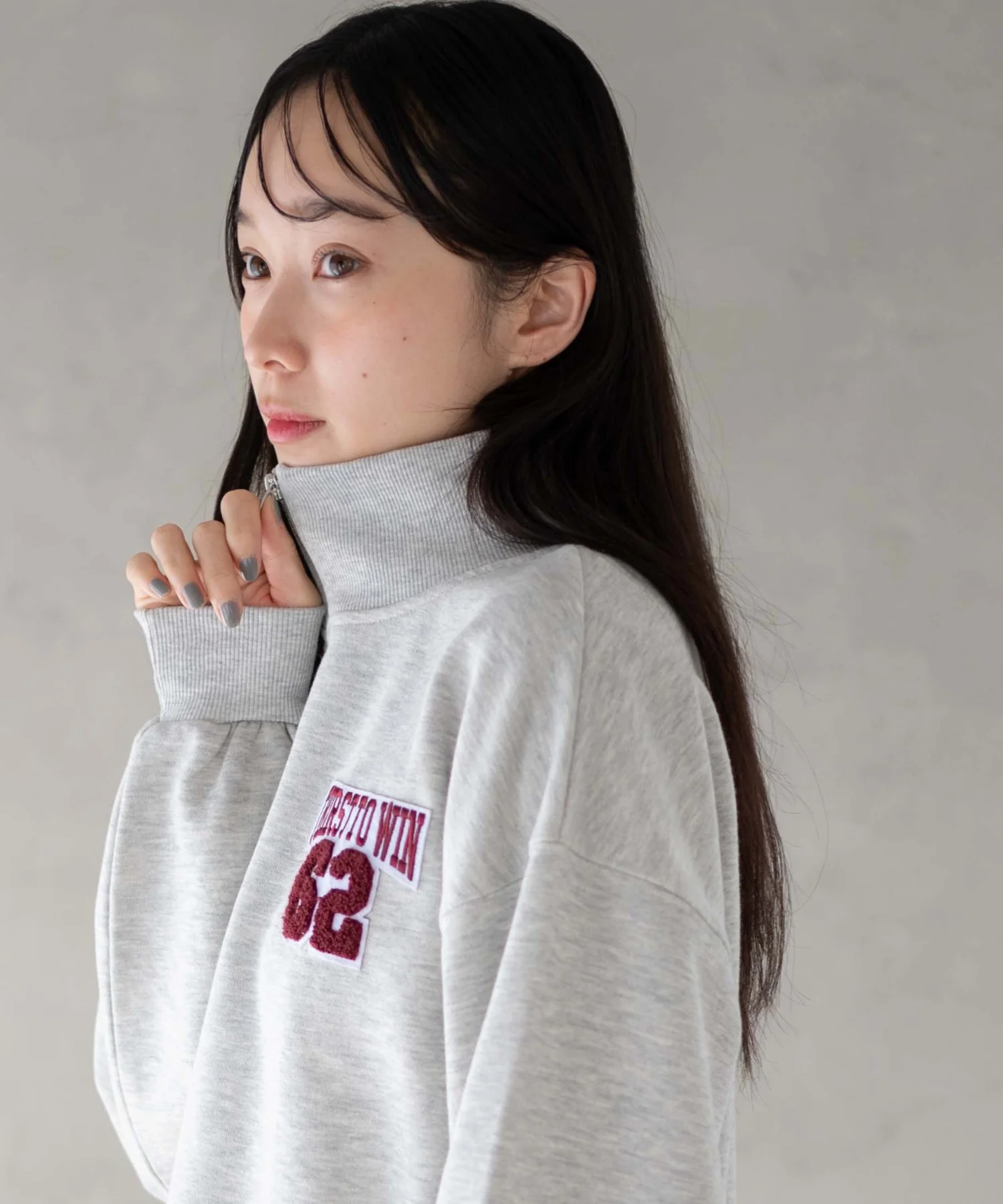 ハーフジップショートスウェット - Image 12