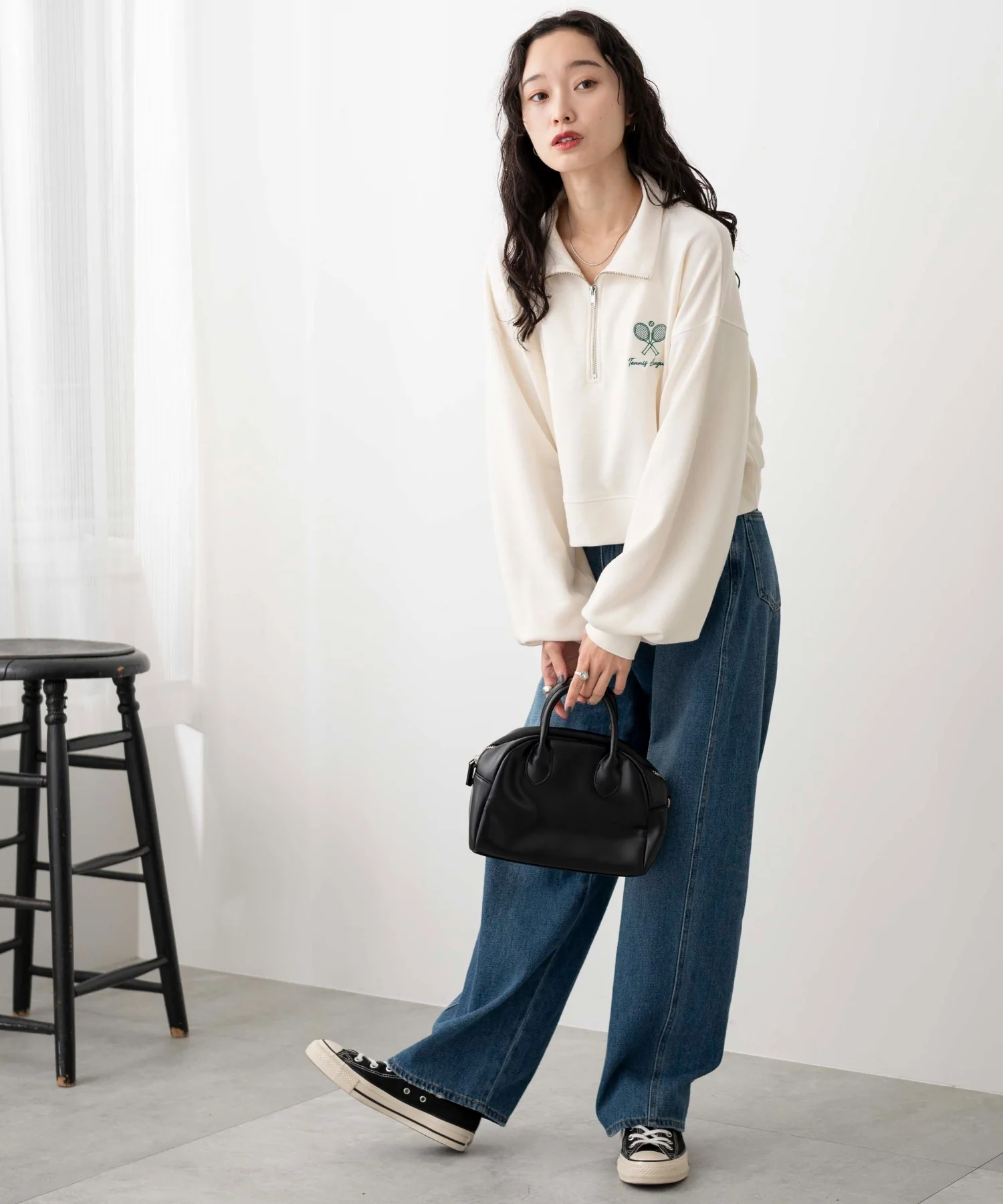 ハーフジップショートスウェット - Image 17
