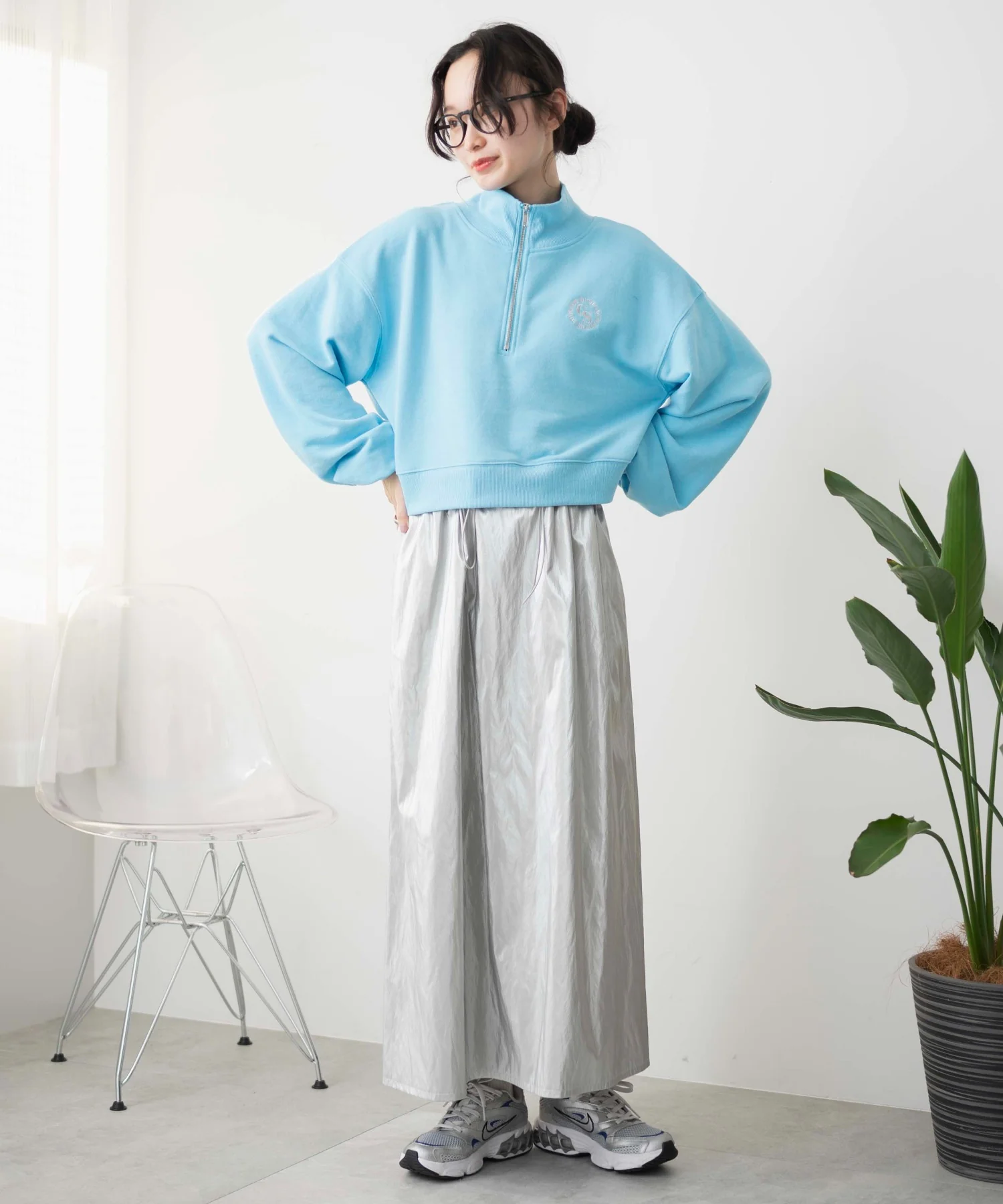 ハーフジップショートスウェット - Image 18