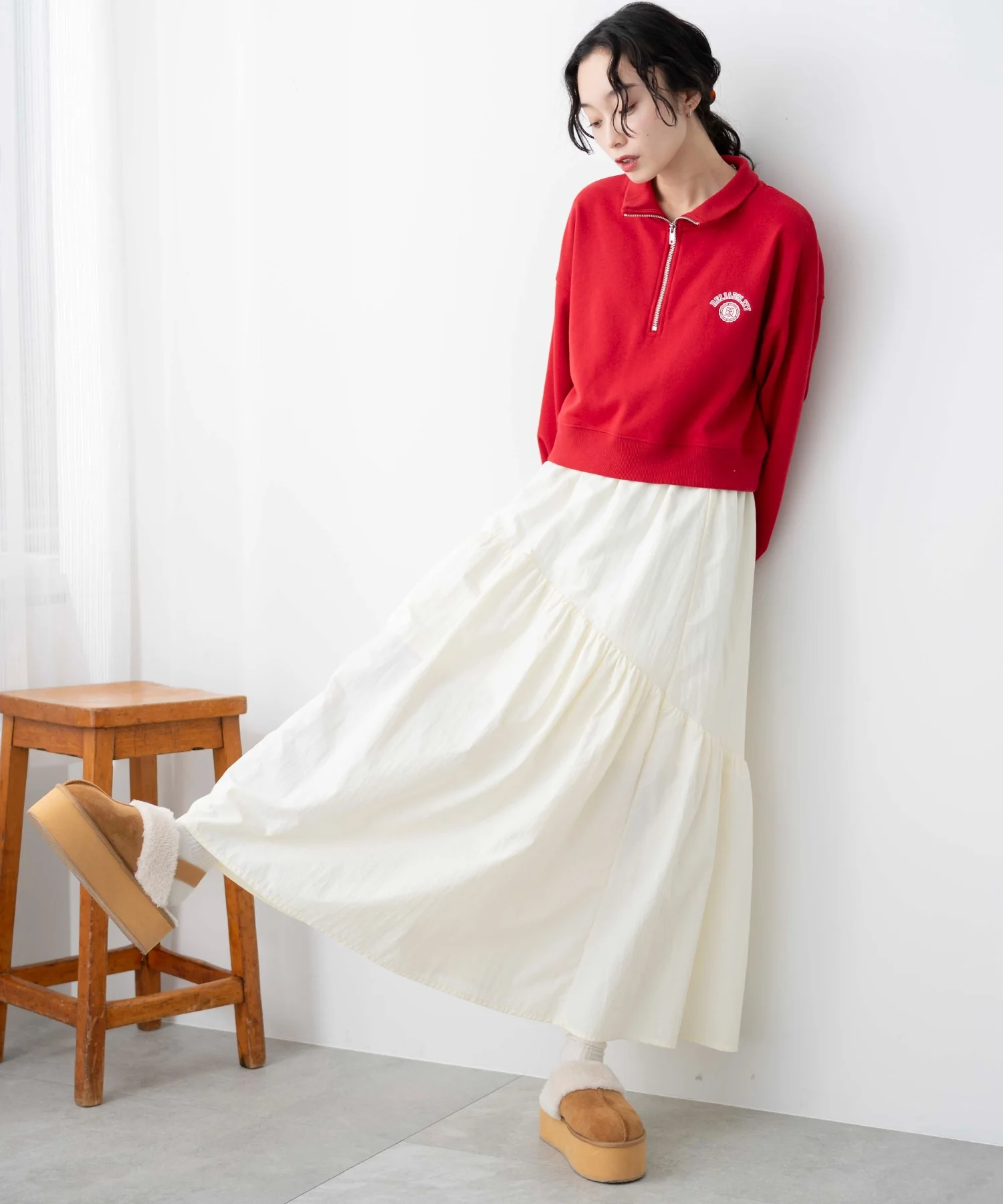 ハーフジップショートスウェット - Image 19