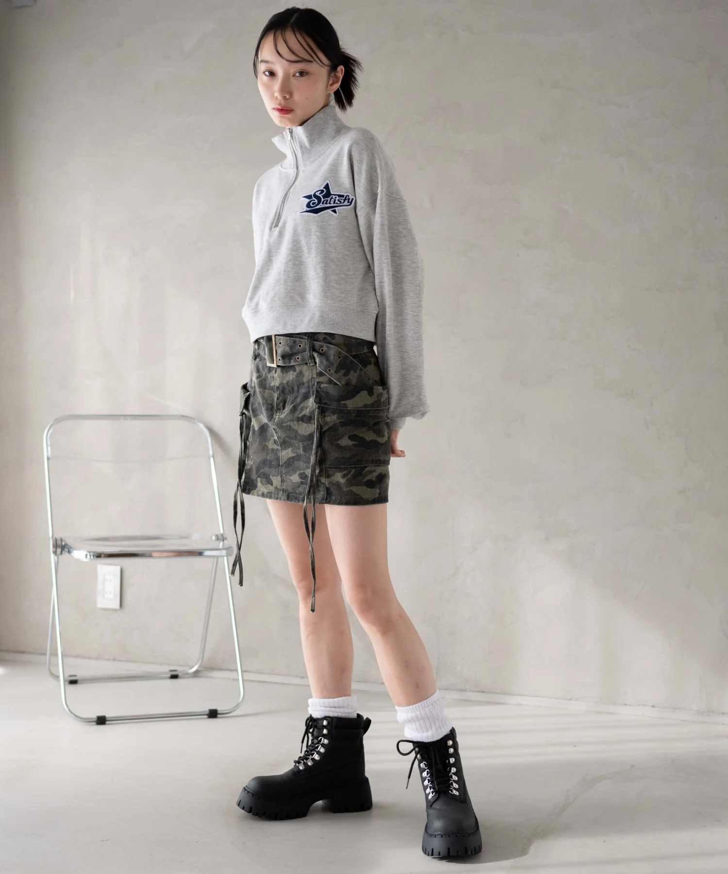 ハーフジップショートスウェット - Image 26