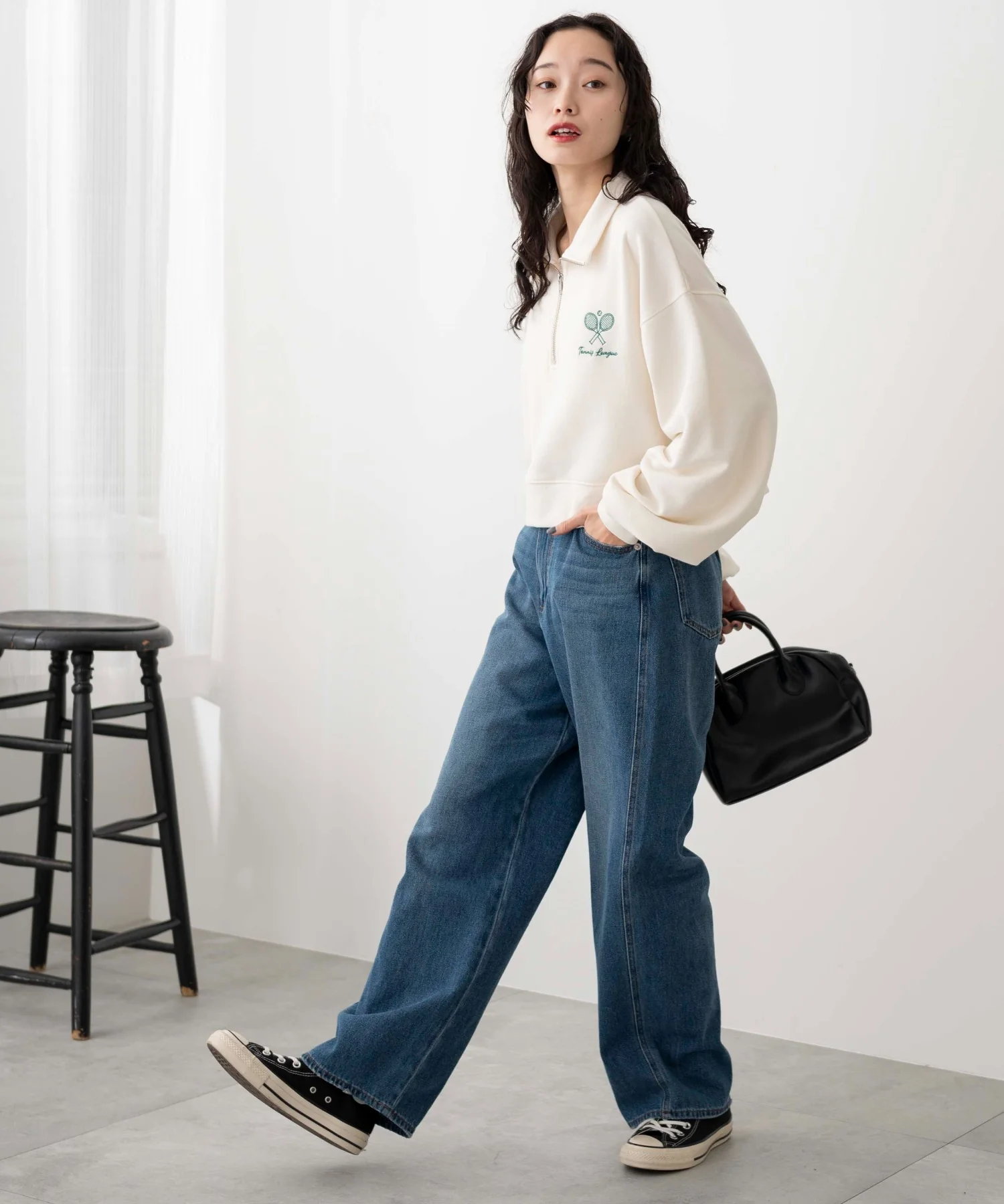 ハーフジップショートスウェット - Image 38