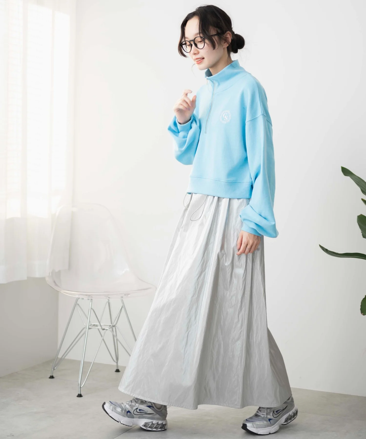 ハーフジップショートスウェット - Image 41