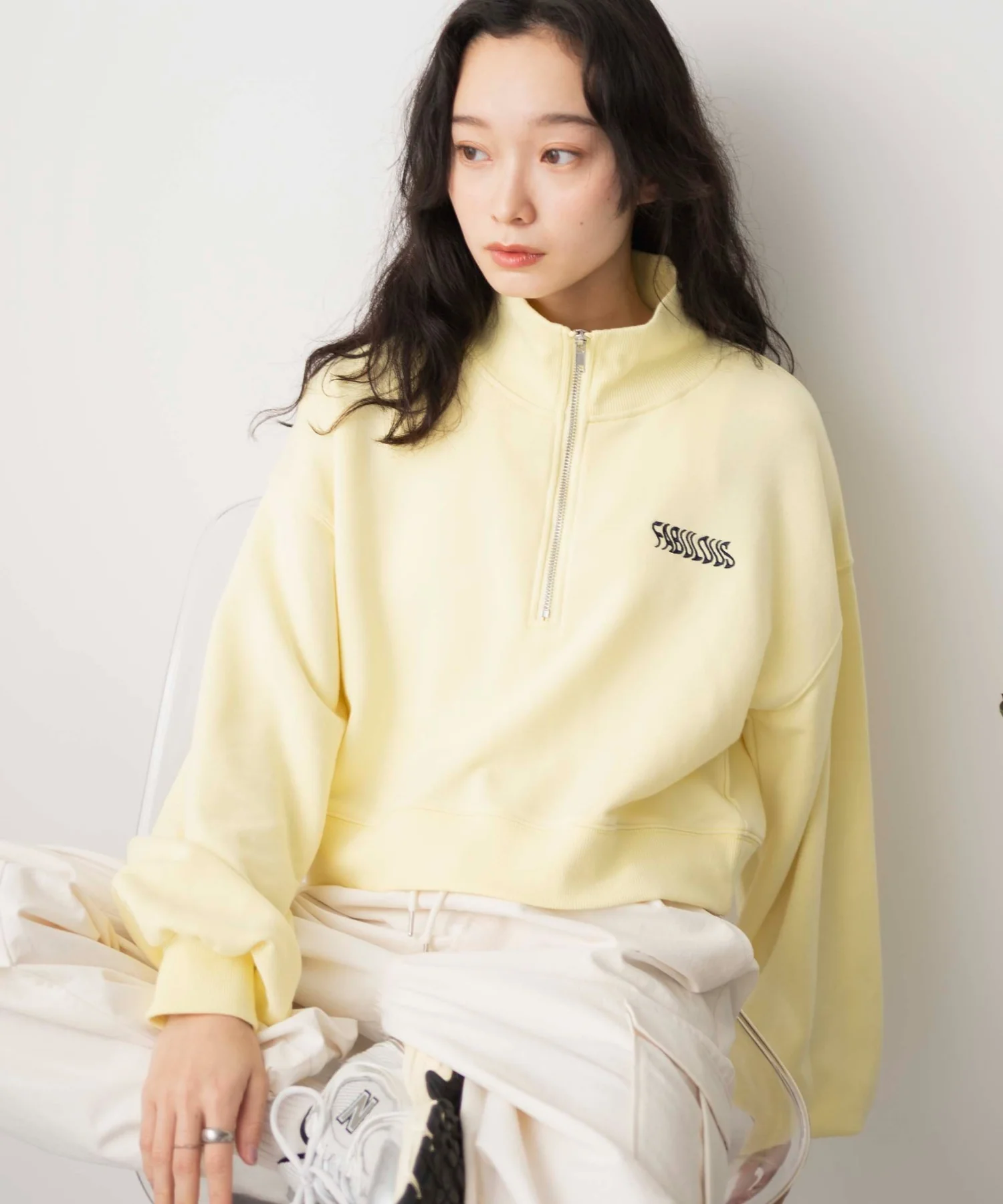 ハーフジップショートスウェット - Image 7