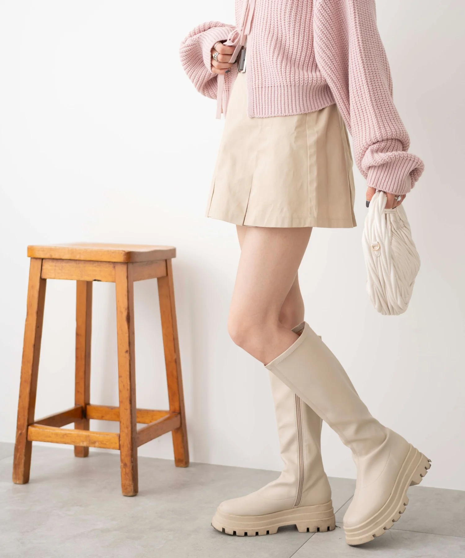 ベルト付チノプリーツスカパン - Image 6