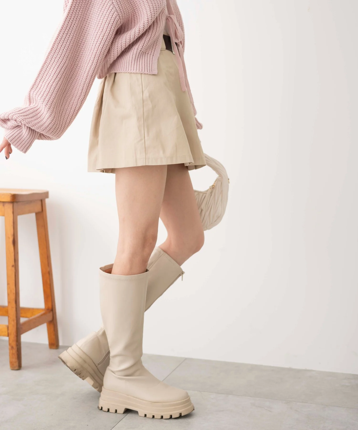 ベルト付チノプリーツスカパン - Image 8