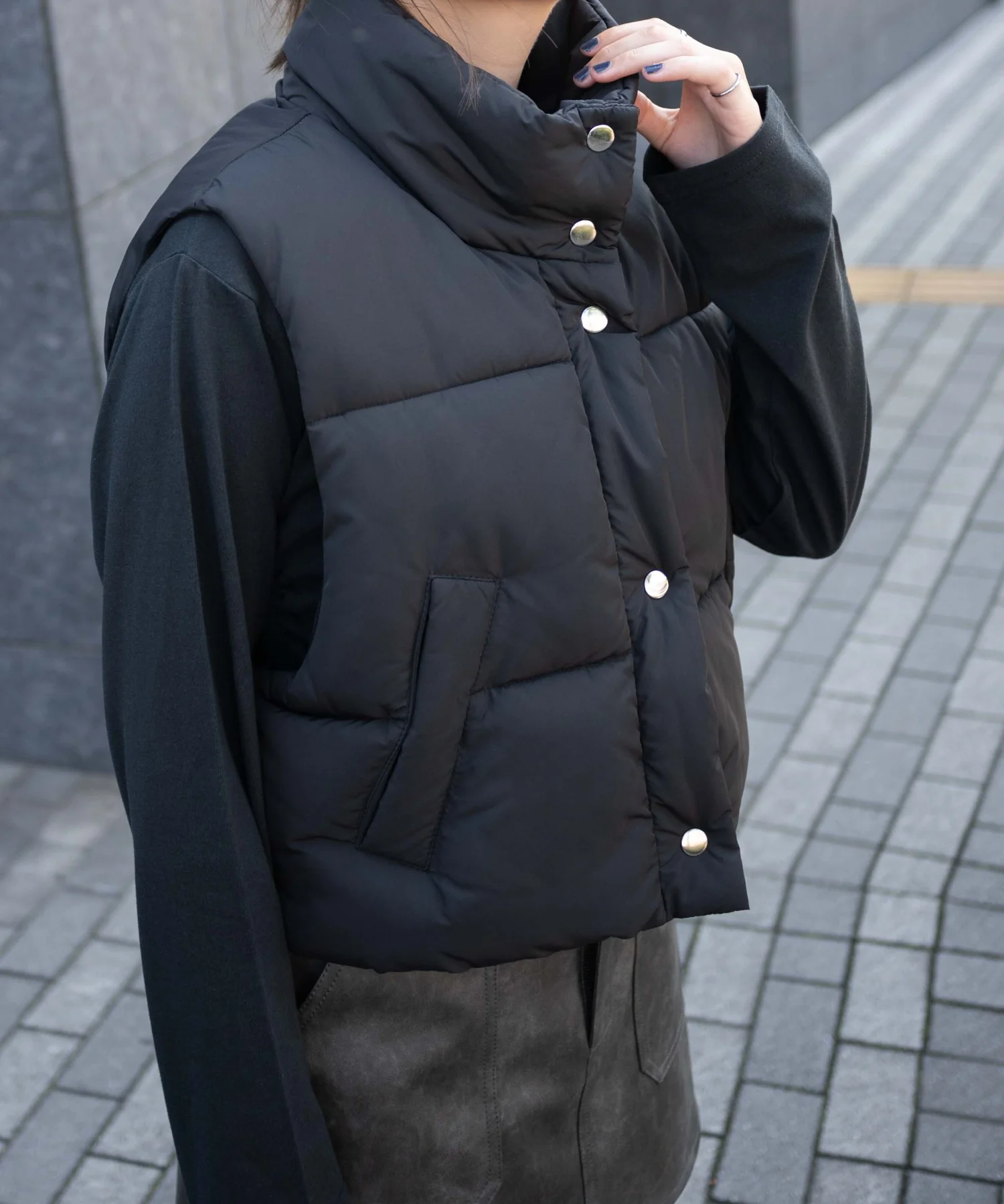 パディングショートベスト - Image 7
