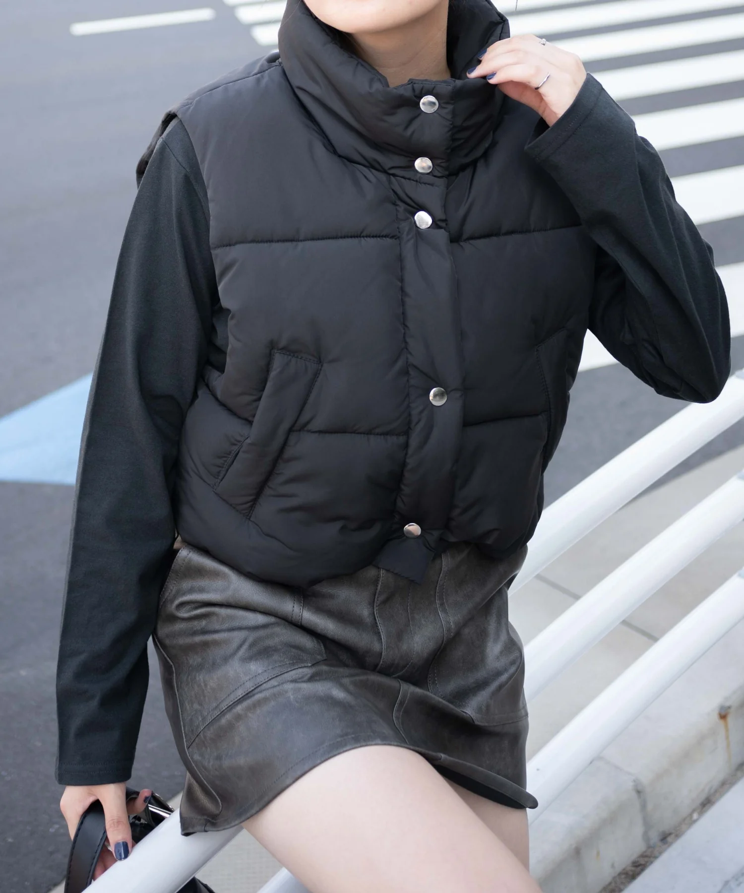 パディングショートベスト - Image 9