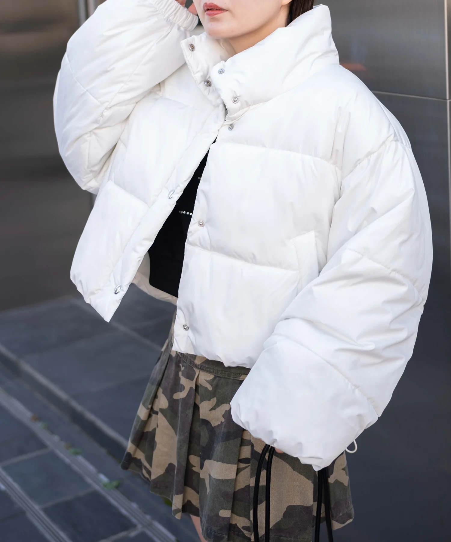 パディングショートブルゾン - Image 12