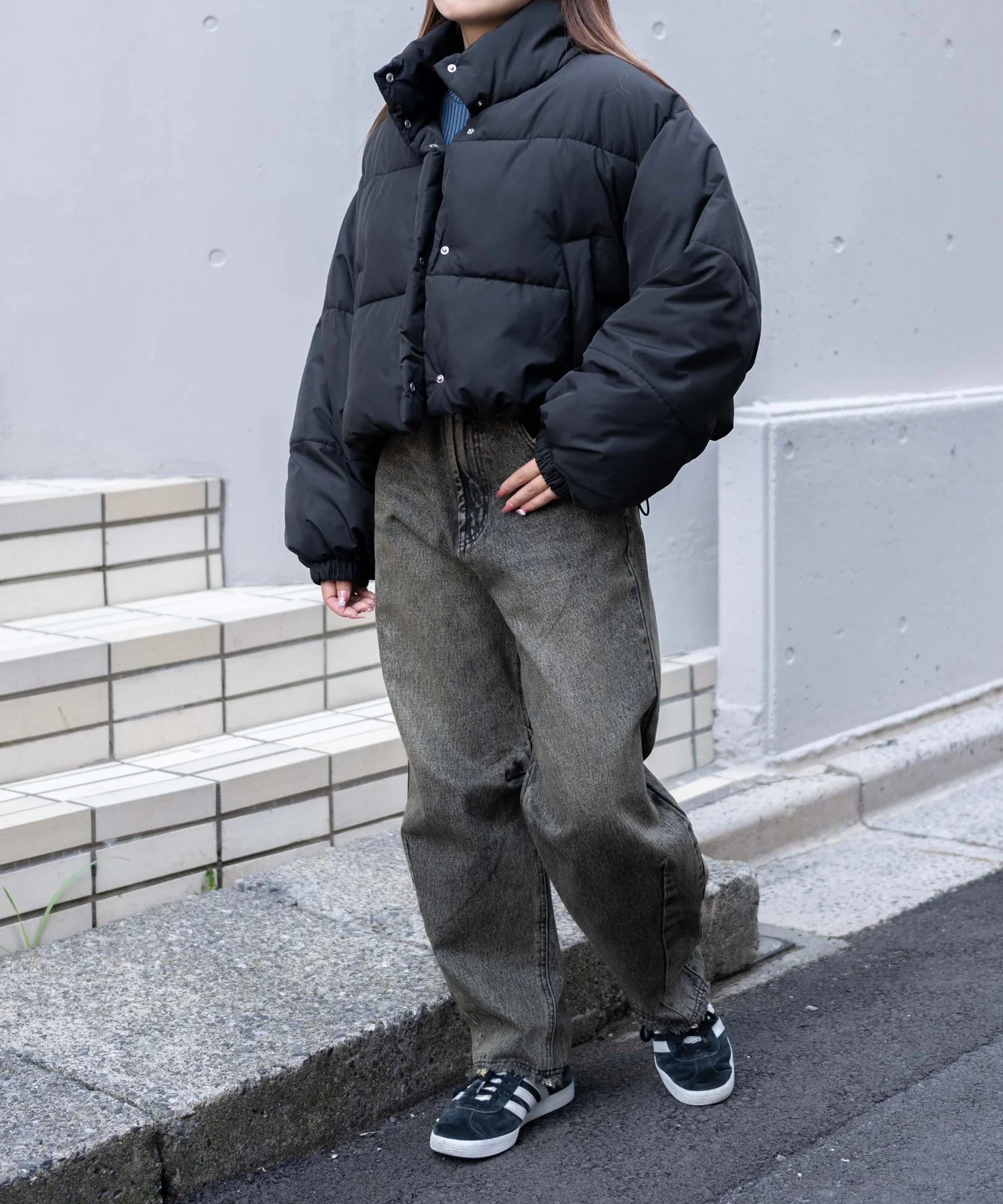 パディングショートブルゾン - Image 3