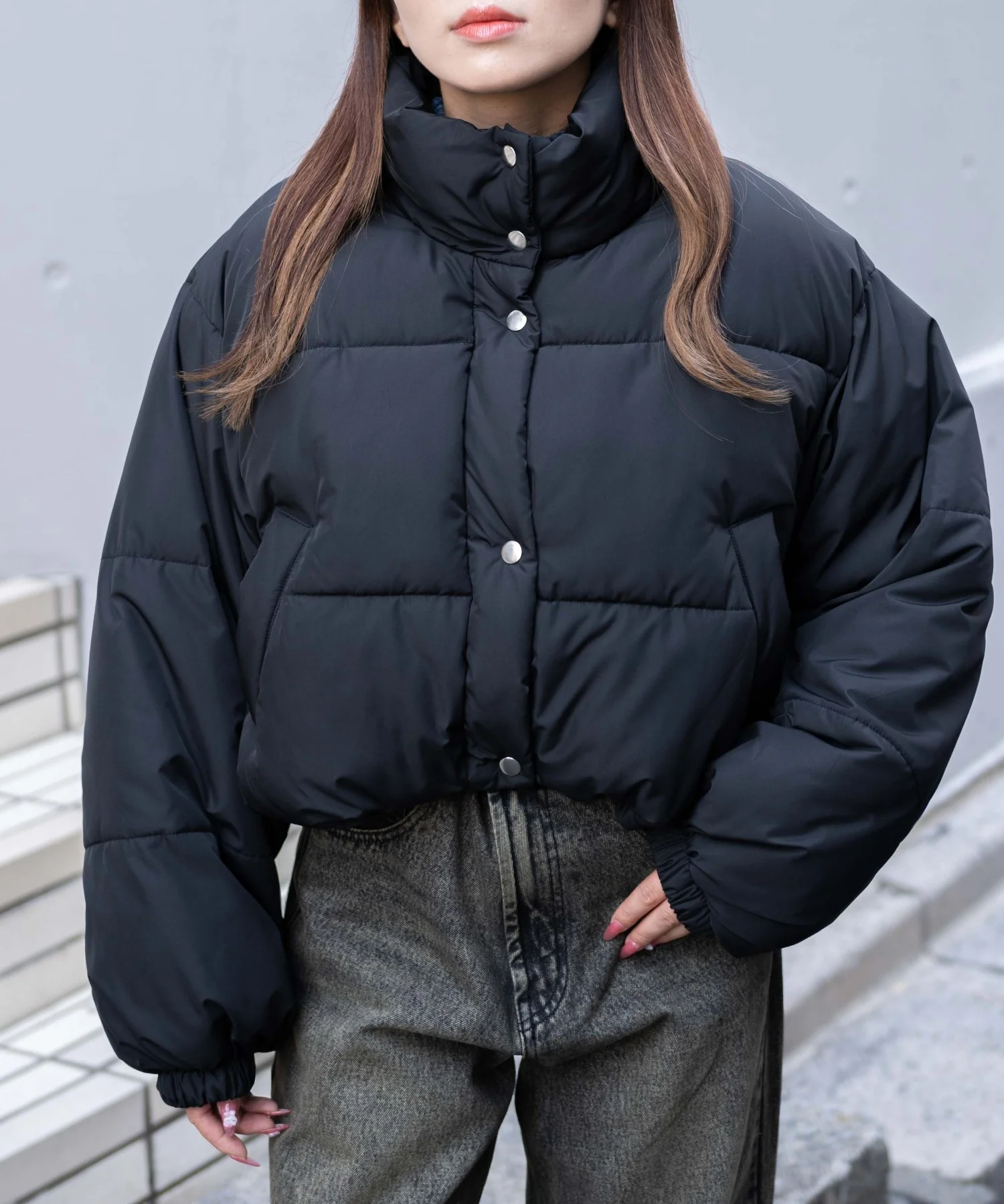 パディングショートブルゾン - Image 8