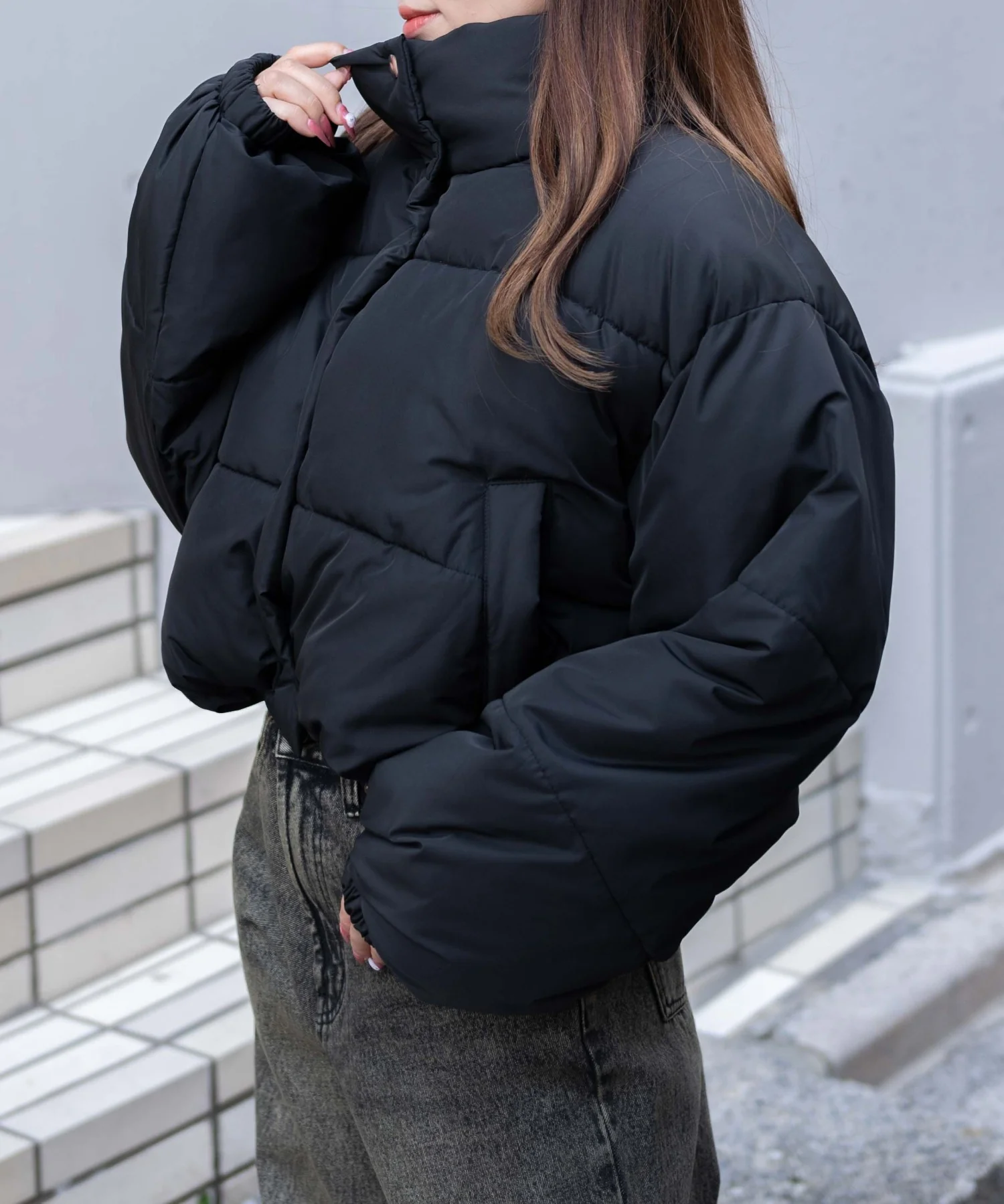 パディングショートブルゾン - Image 9
