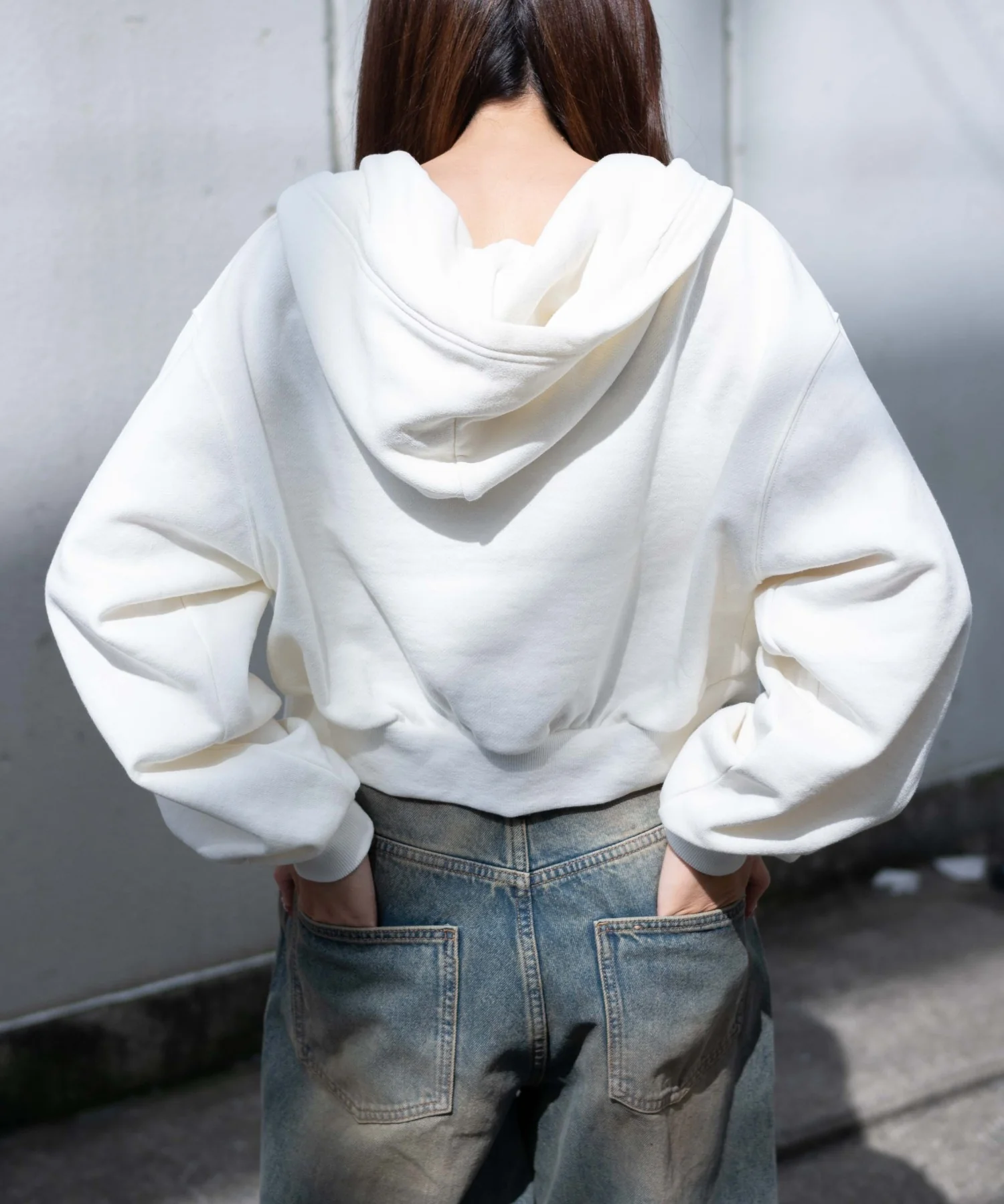 裏起毛Wジップショートパーカー - Image 22