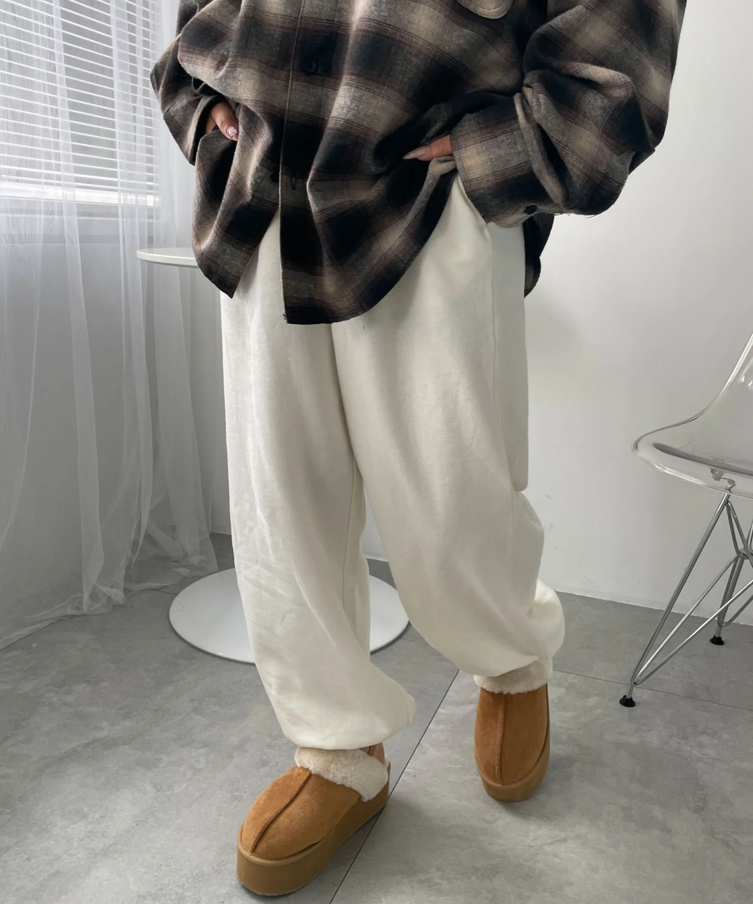 裏起毛スウェットジョガーパンツ - Image 17
