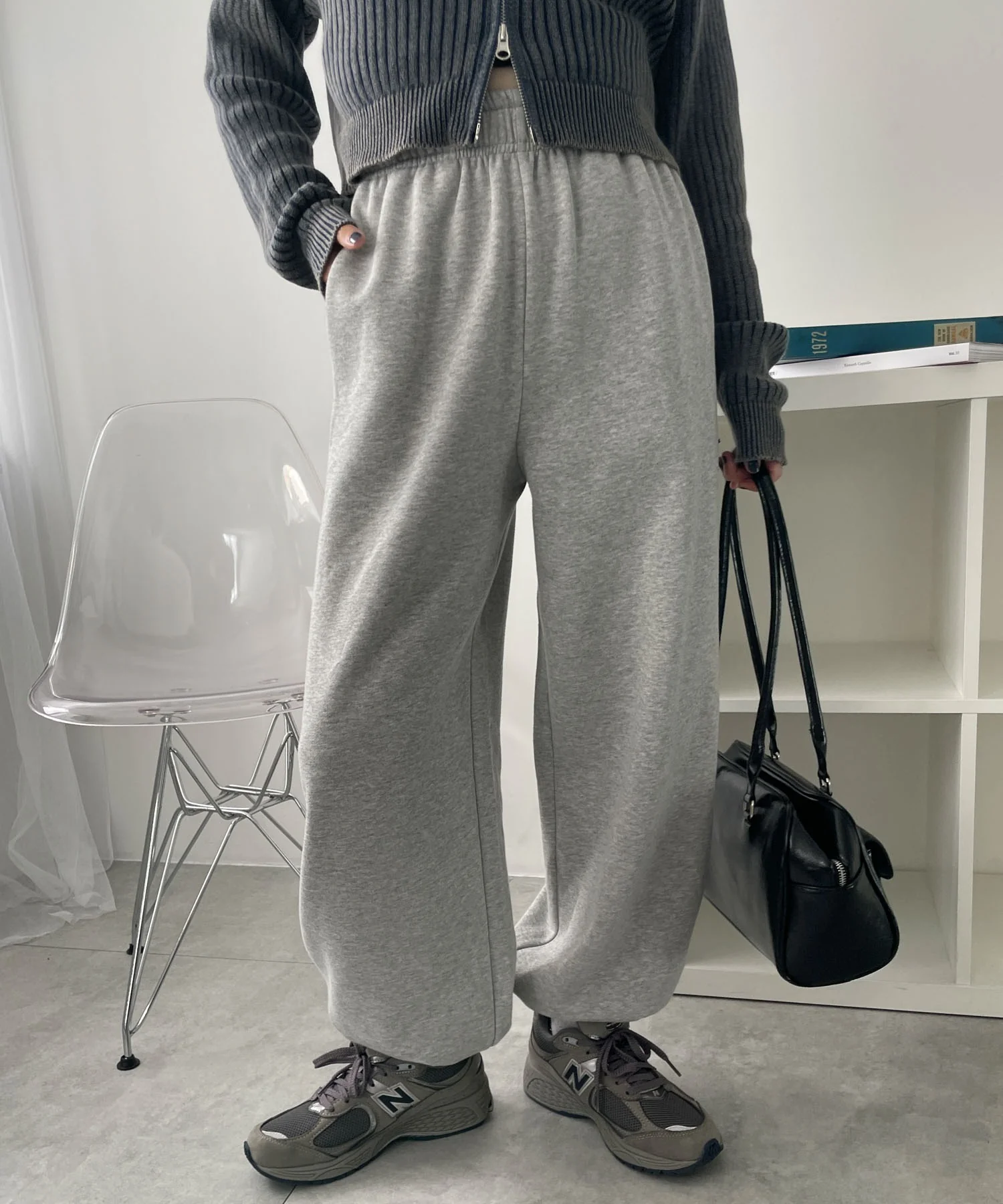 裏起毛スウェットジョガーパンツ - Image 2