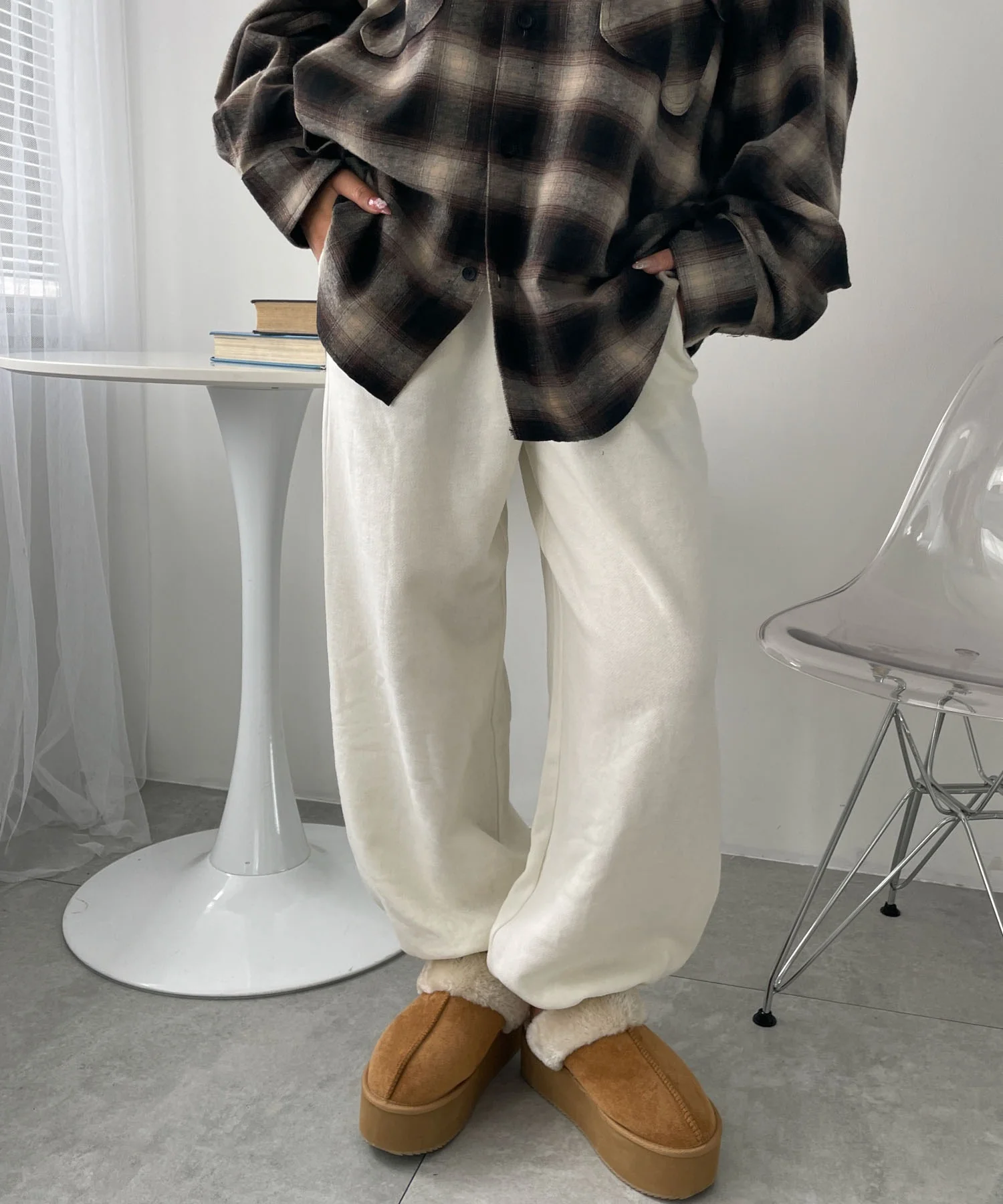 裏起毛スウェットジョガーパンツ - Image 3