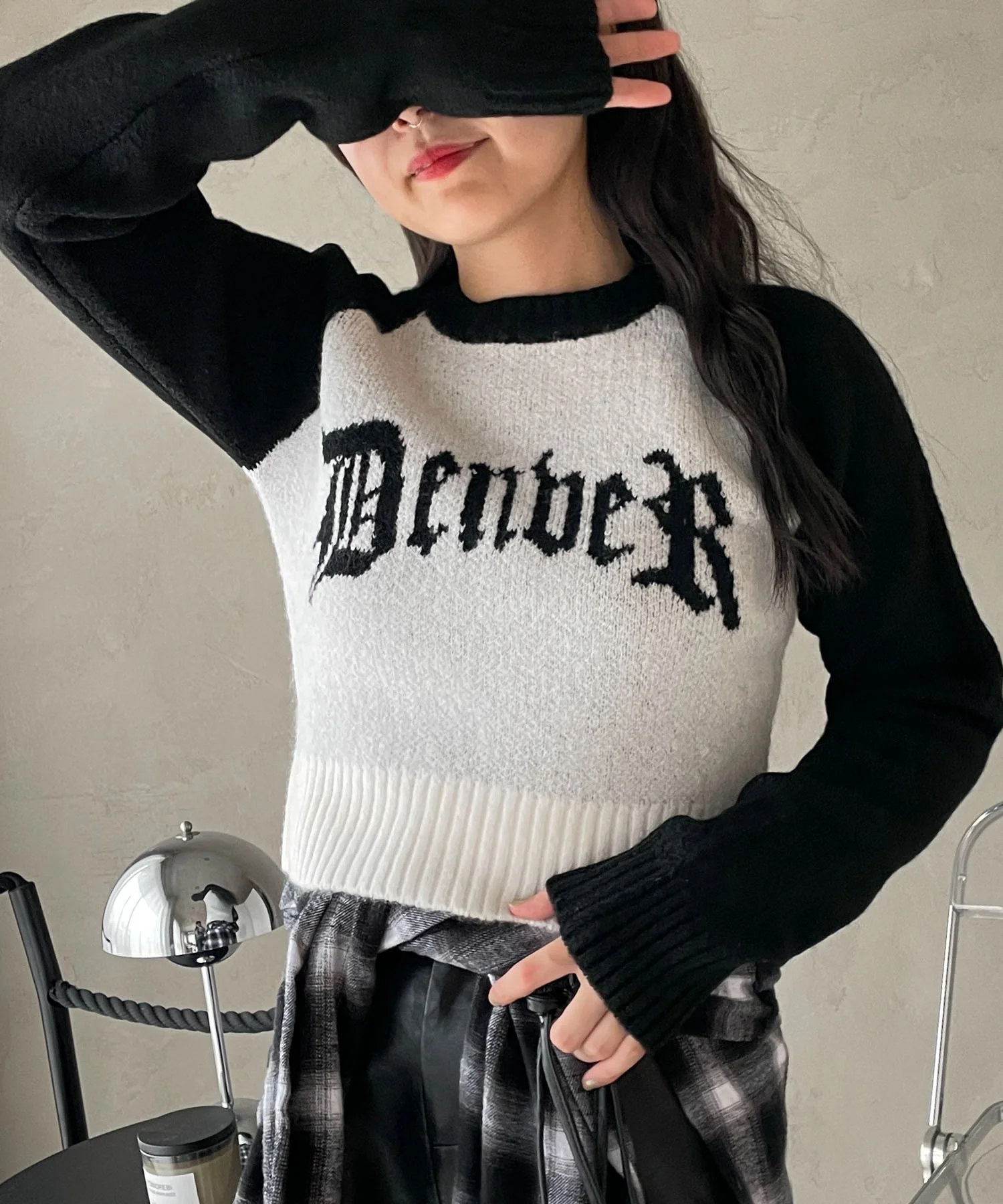 フラッフィーグラフィックちびニット - Image 17