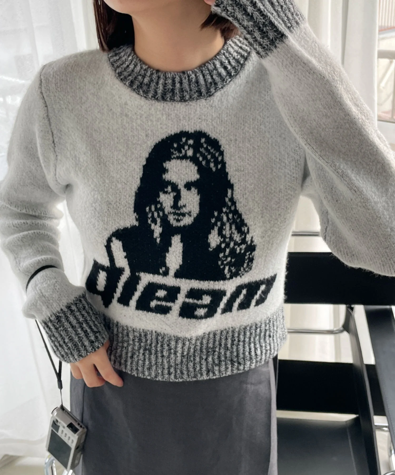 フラッフィーグラフィックちびニット - Image 21