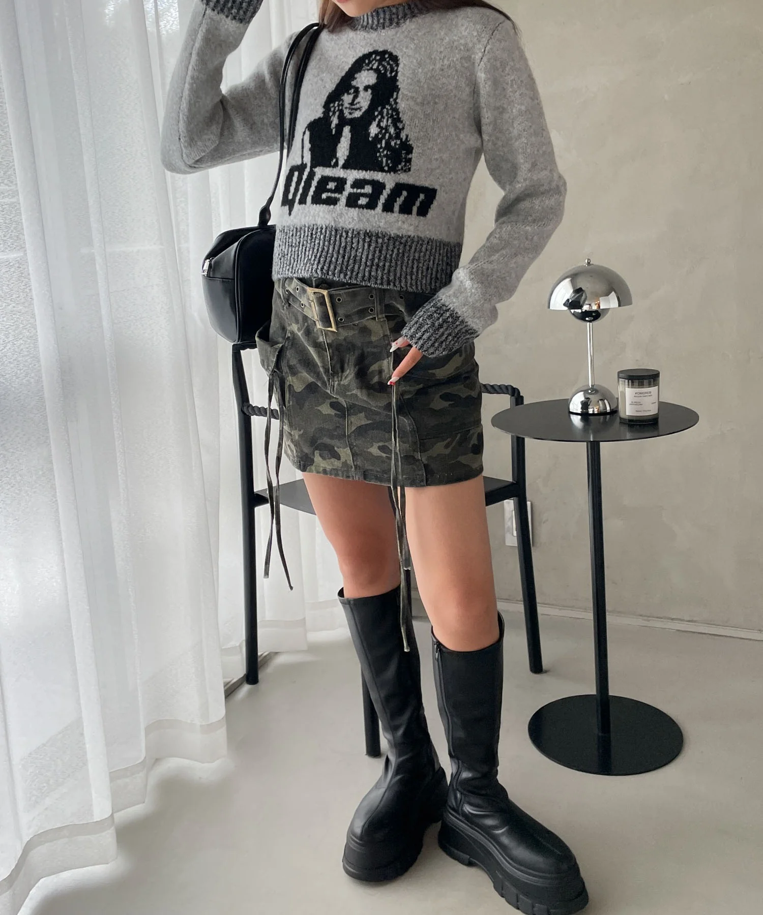 フラッフィーグラフィックちびニット - Image 25