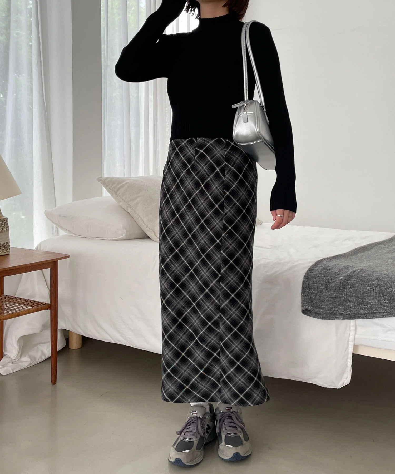 リブハイネックショートニット - Image 19