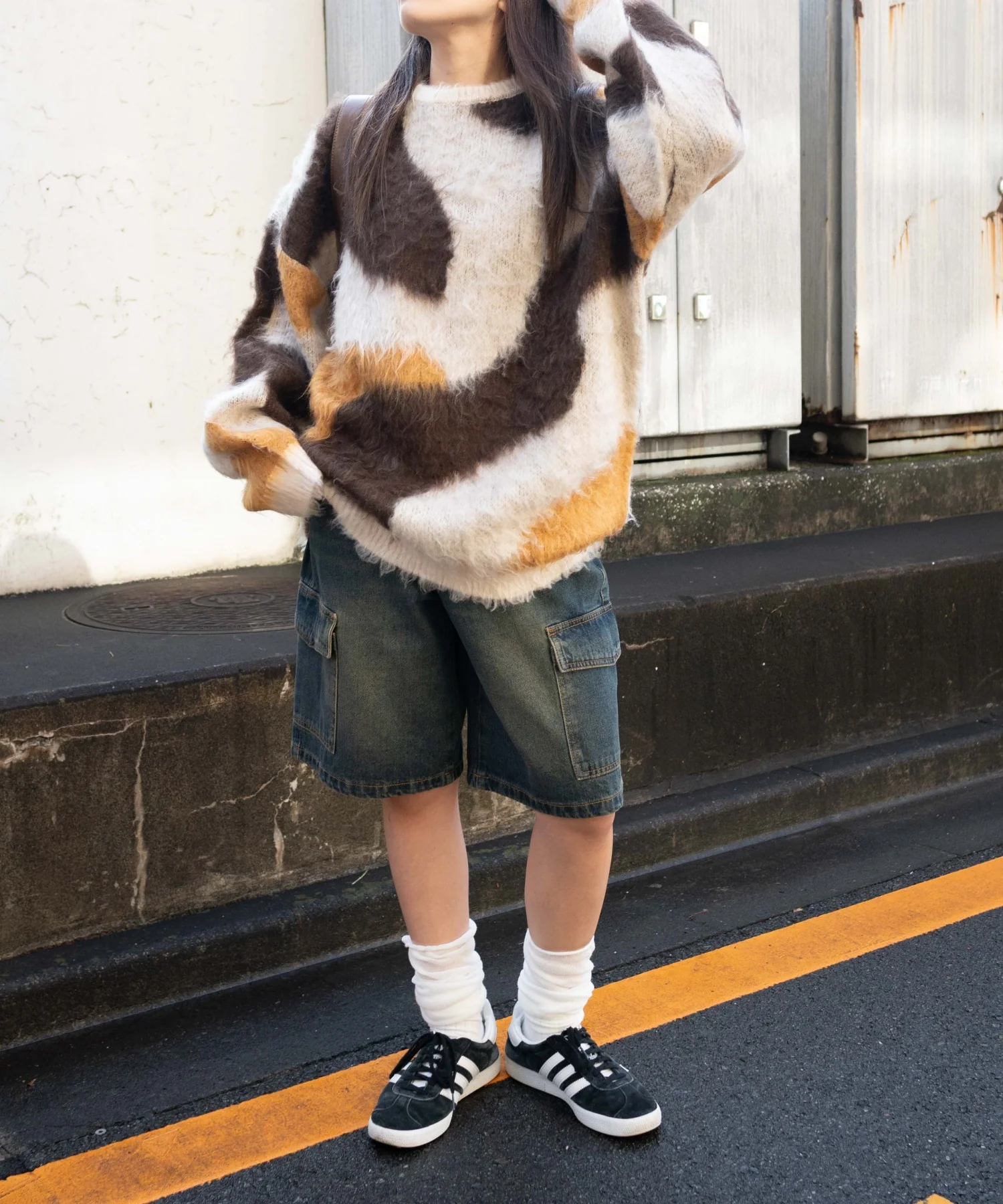 マーブルシャギーニットプルオーバー - Image 12