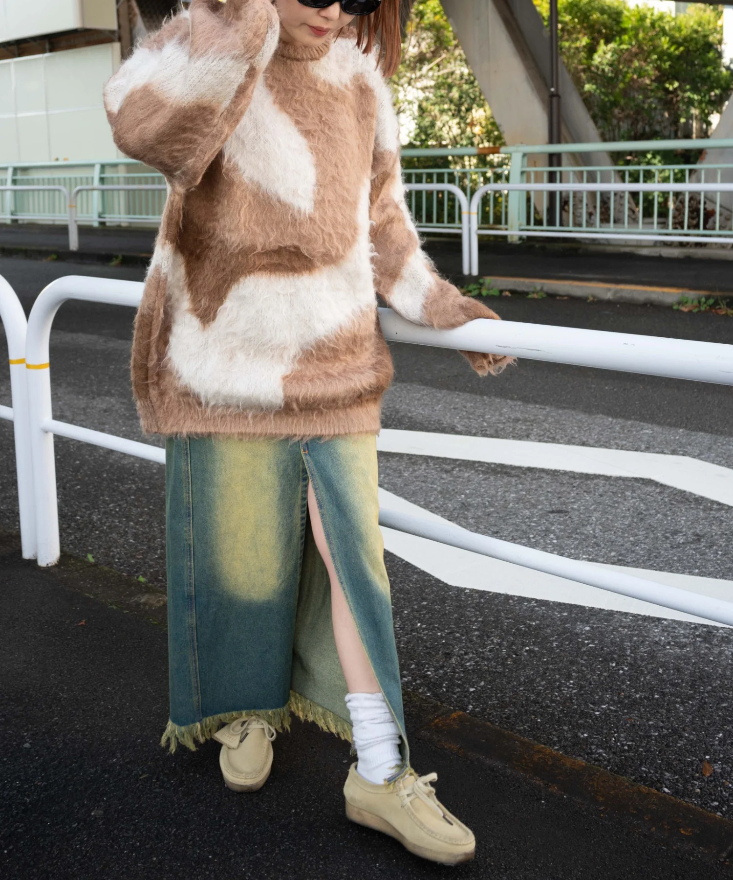 マーブルシャギーニットプルオーバー - Image 13