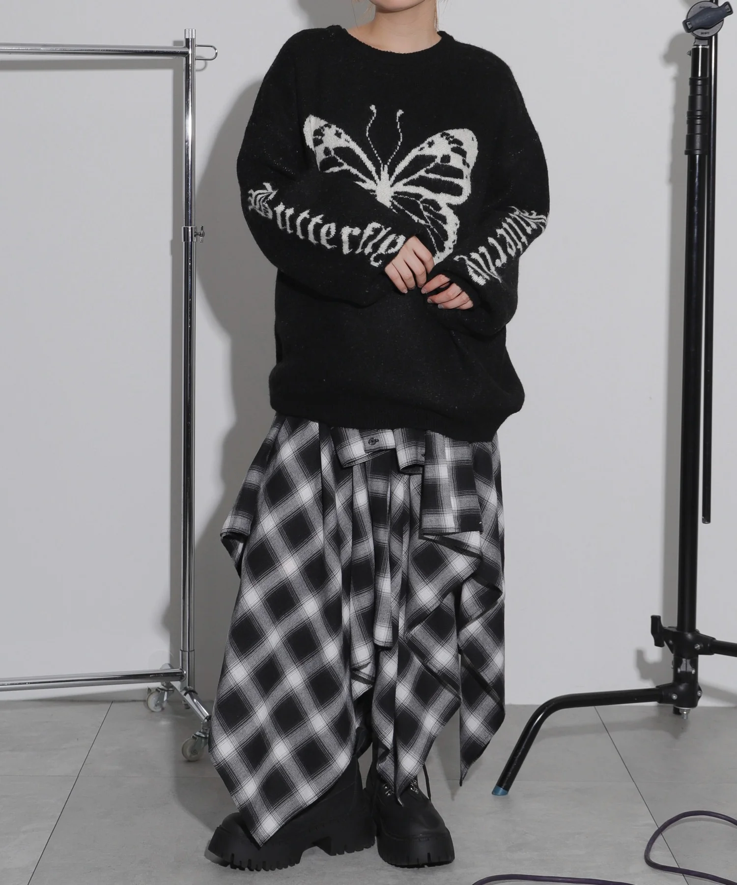 モチーフグラフィックフラッフィーニットプルオーバー - Image 10