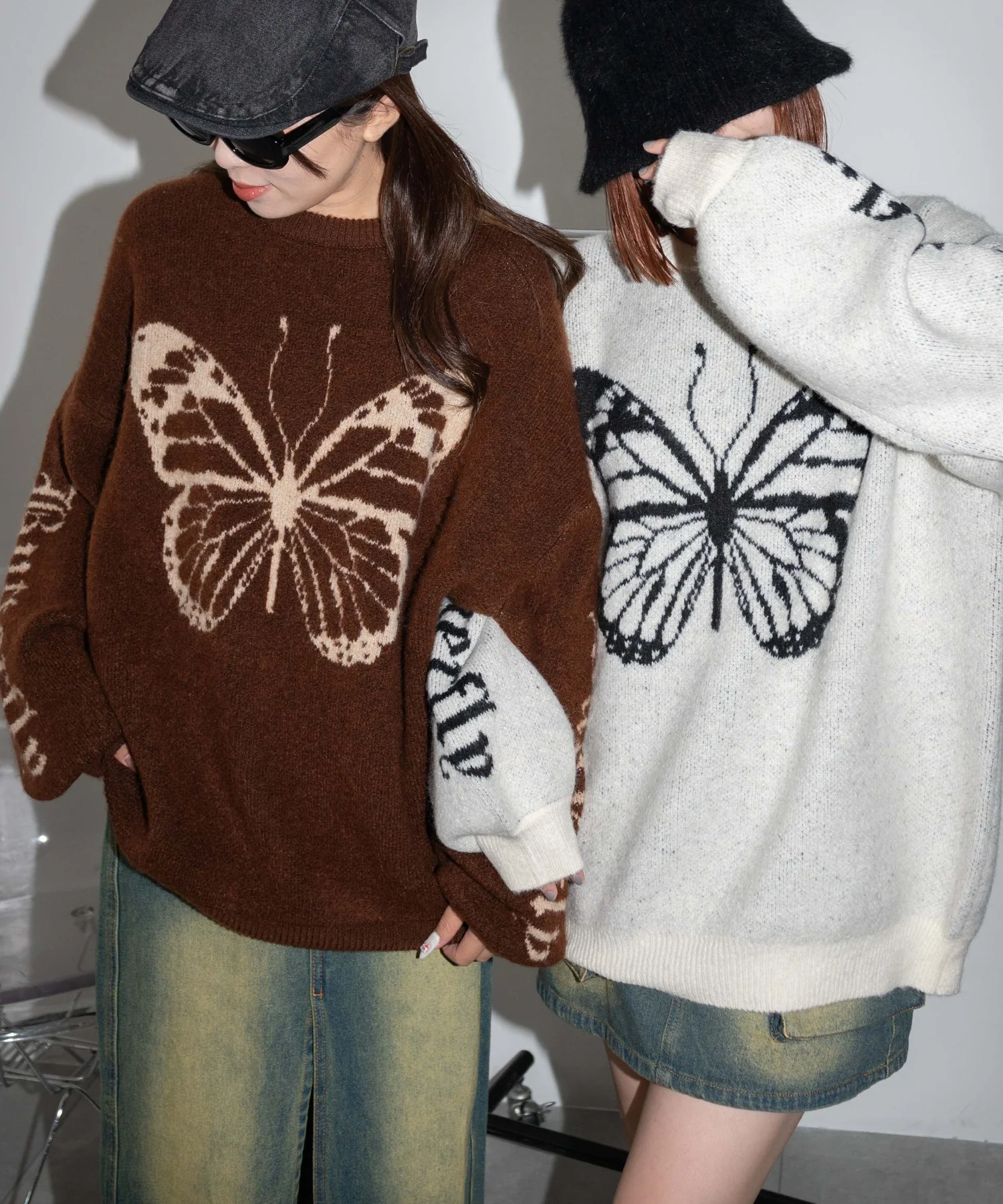 モチーフグラフィックフラッフィーニットプルオーバー - Image 11