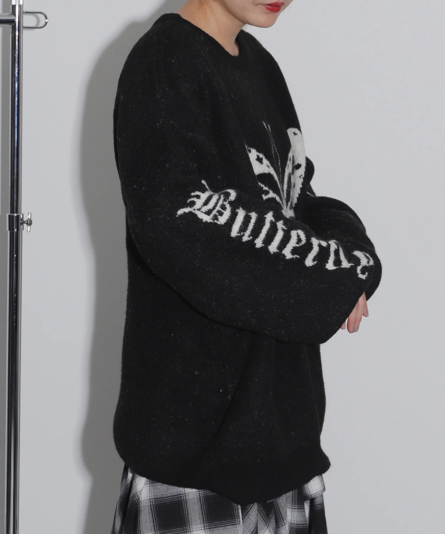 モチーフグラフィックフラッフィーニットプルオーバー - Image 31